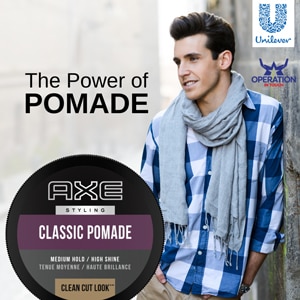 Axe power of pomade article