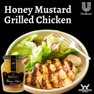 Maille honey mustard grilled chicken article