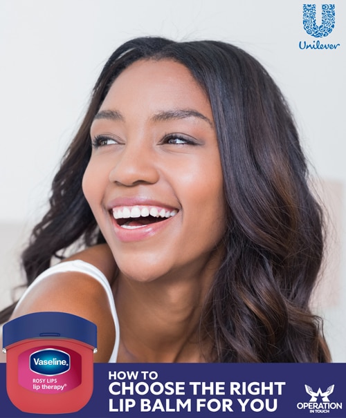 Vaseline choose the right lip balm article