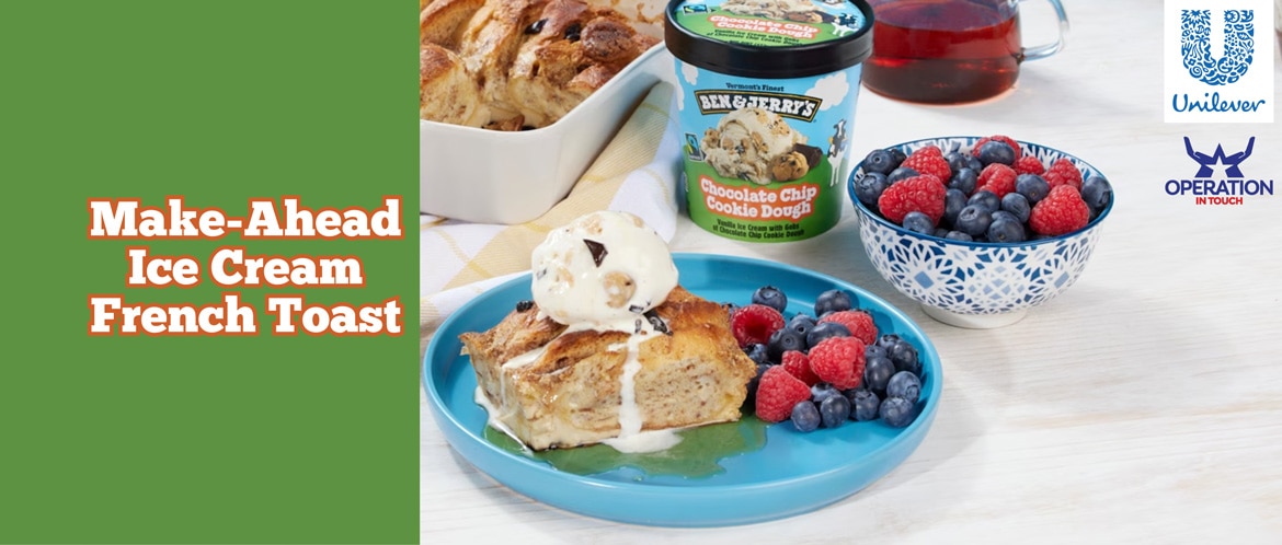 BJ make ahead ice cream french toast carousel