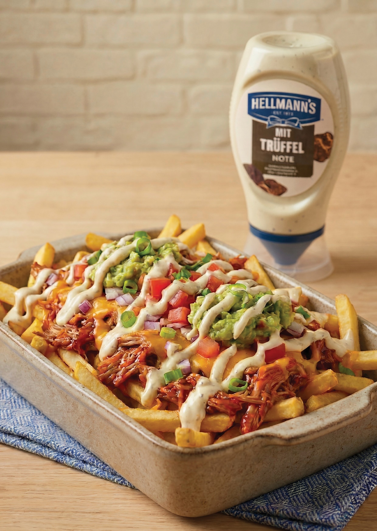 Loaded Fries mit Hellmann’s mit Trüffel-Note 40 Minutes  recipe