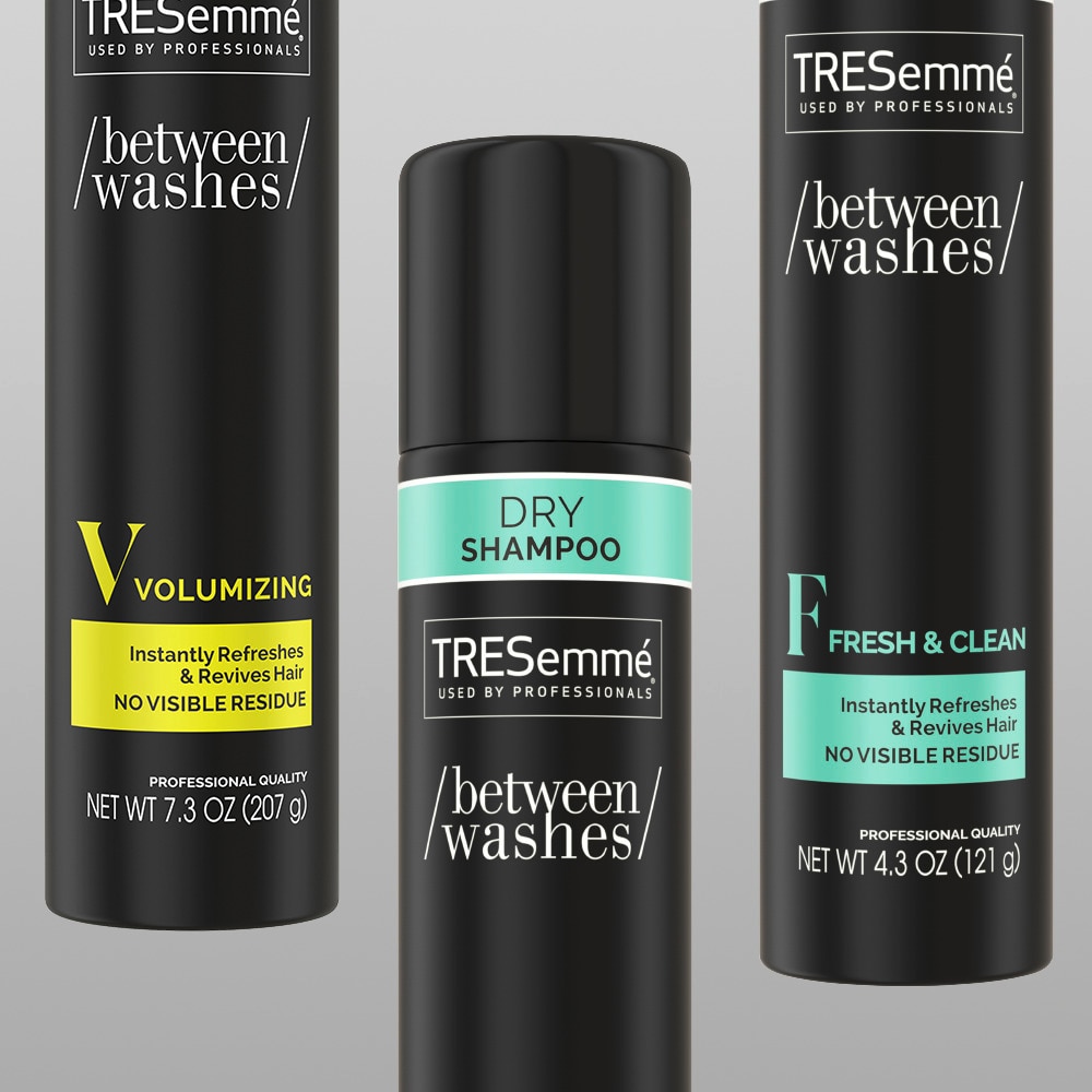 Product shot of TRESemmé dry shampoo collection