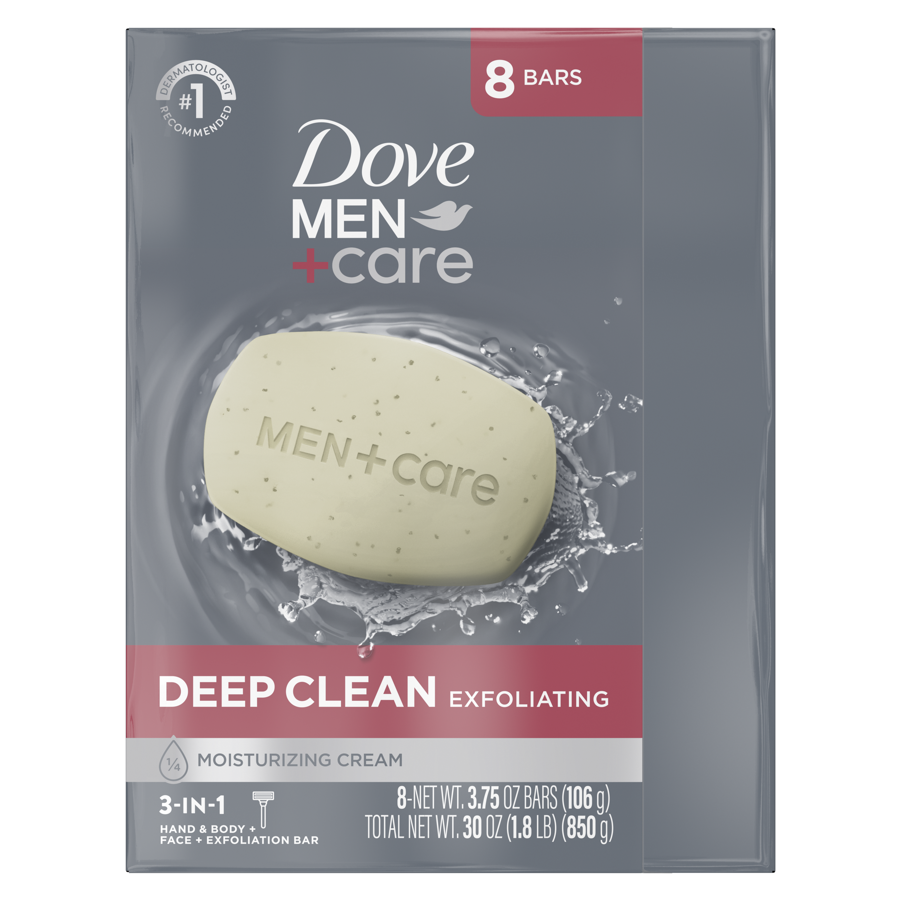 Dove Men+Care Deep Clean Exfoliating Cleansing Bar