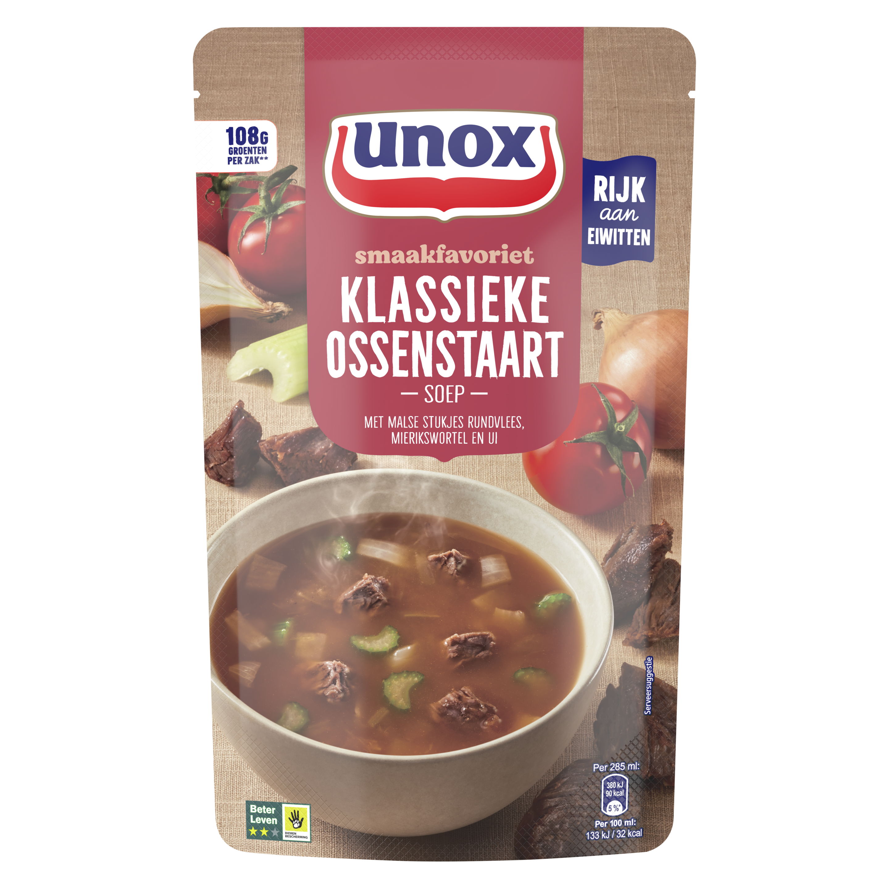 Unox  Soep In Zak Ossenstaartsoep 570 ml packshot