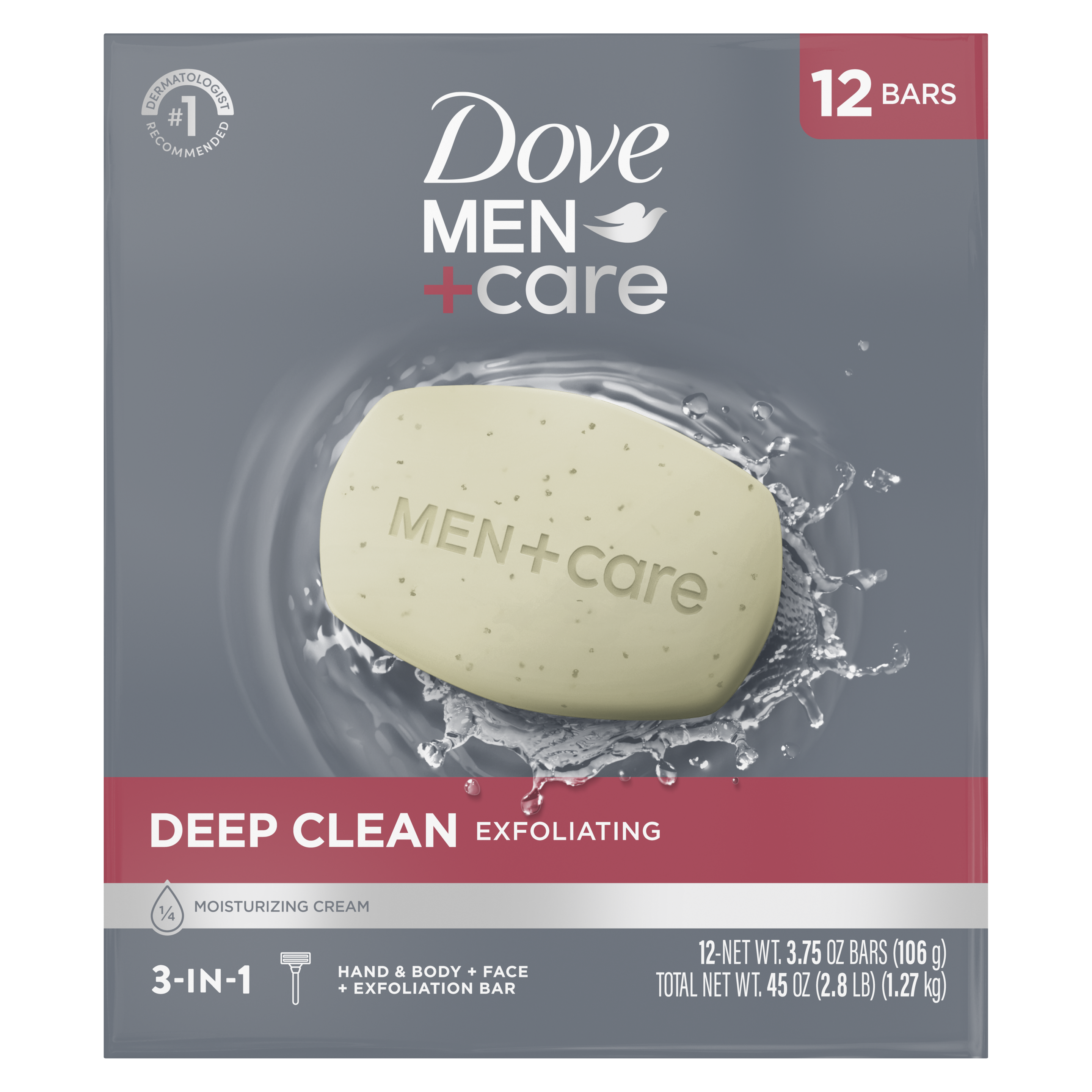 Dove Men+Care Deep Clean Exfoliating Cleansing Bar