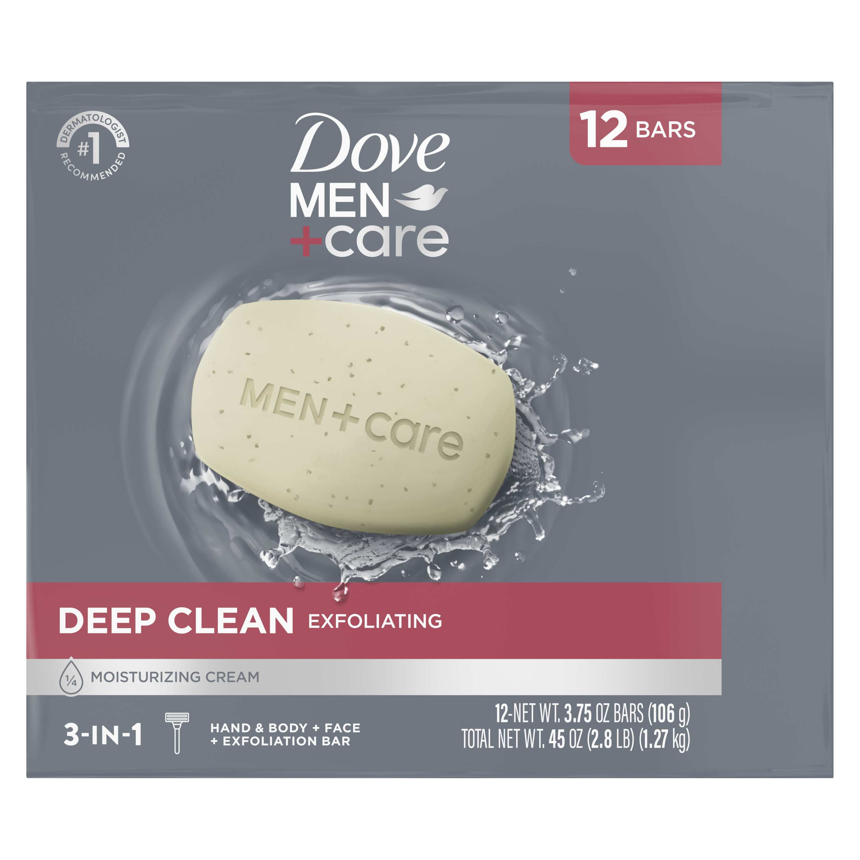 Dove Men+Care Deep Clean Exfoliating Cleansing Bar