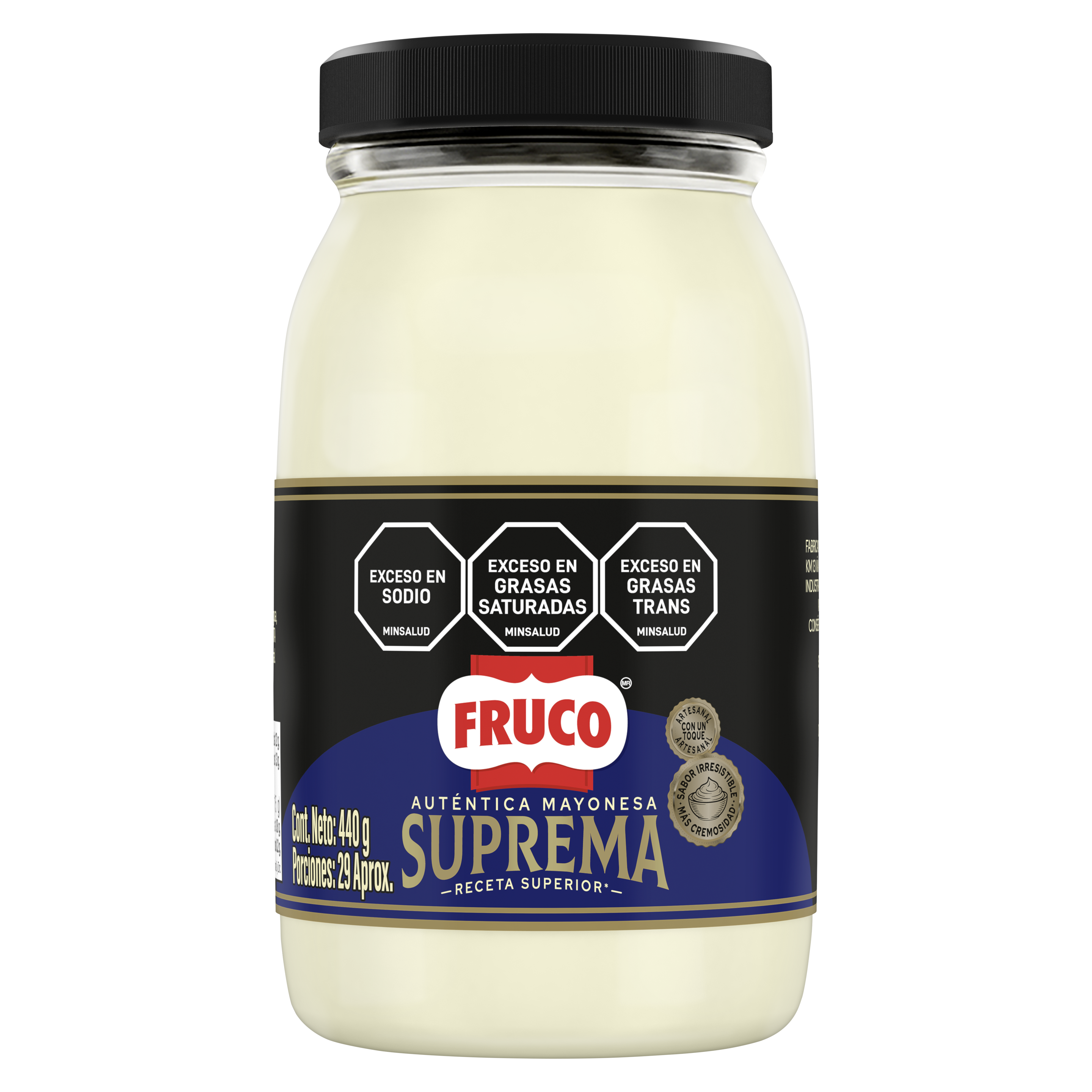 Salsa Mayonesa Suprema Fruco Receta Superior  440gr packshot
