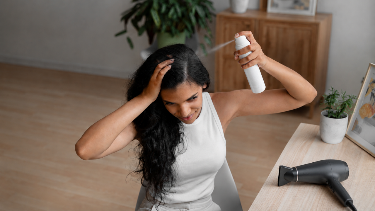 Step 5: Protect Hair Before Heat Styling