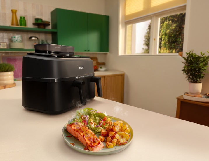 Steam & Sizzle Air Fryer Salmon 30 MINS  recipe