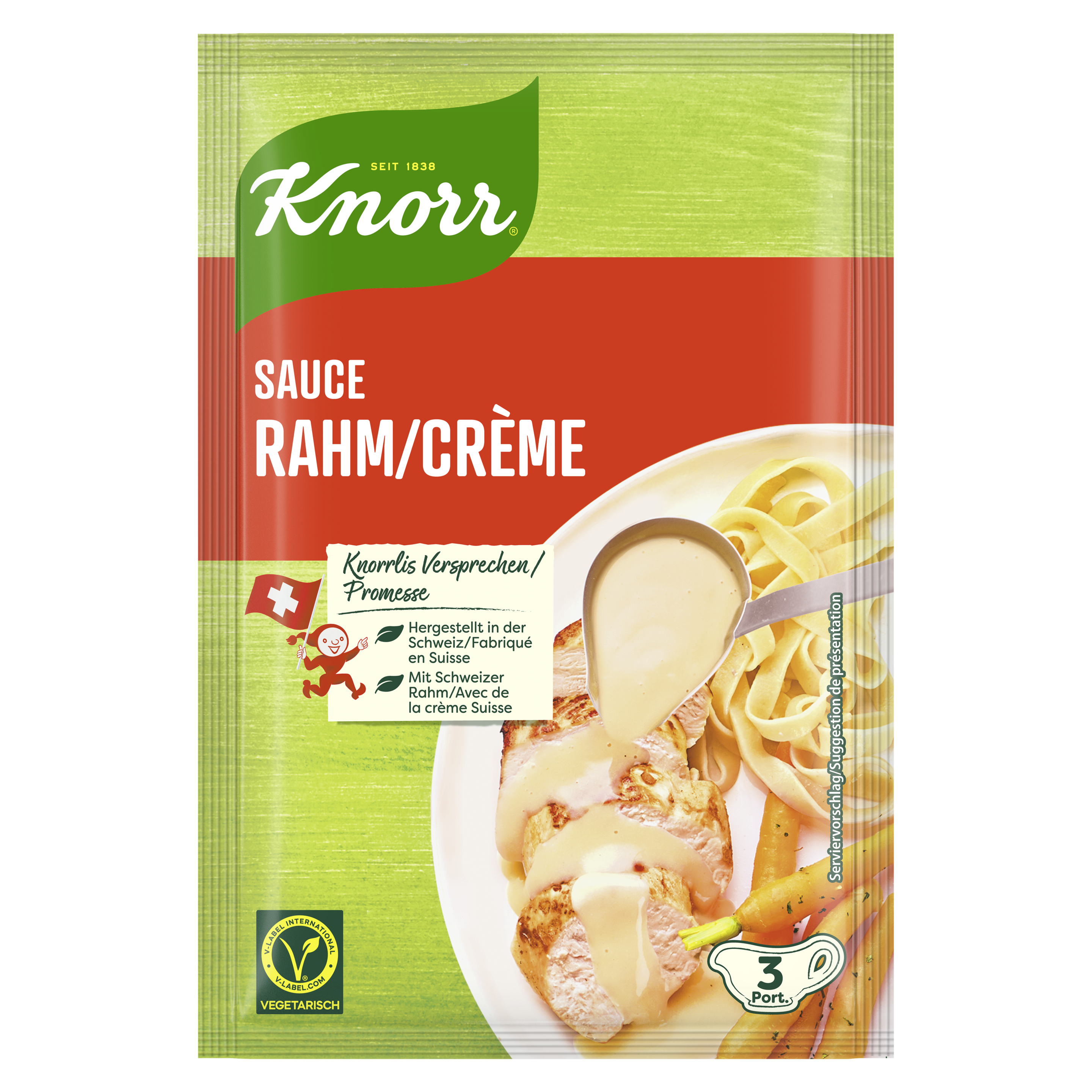 KNORR Sauce crème sachet 3 portions