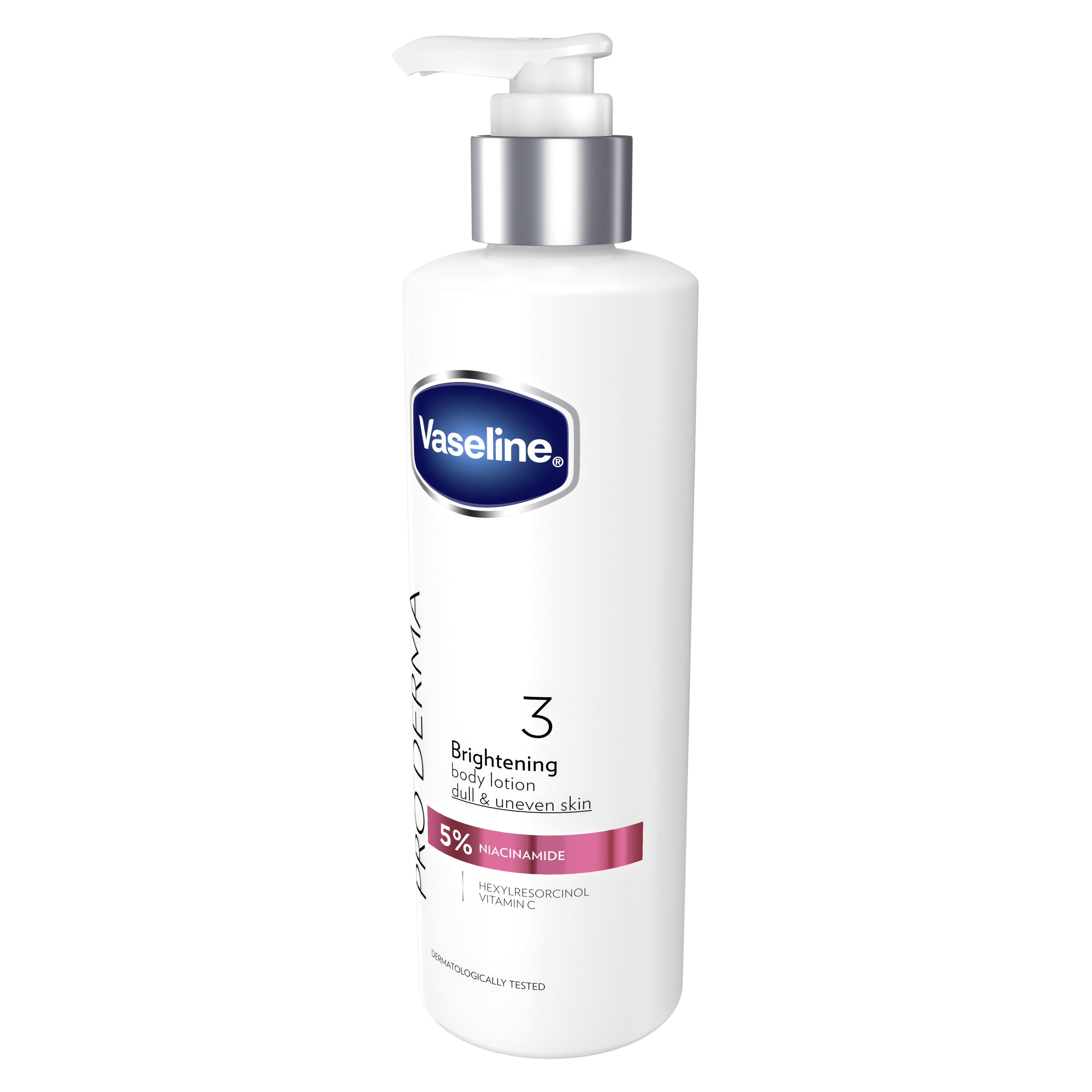SUA DUONG THE Vaseline Dưỡng thể hoạt tính Vaseline Dưỡng thể 5% Niacinamide dưỡng da sáng ẩm căng mịn với hoạt chất tối ưu 250 ML packshot