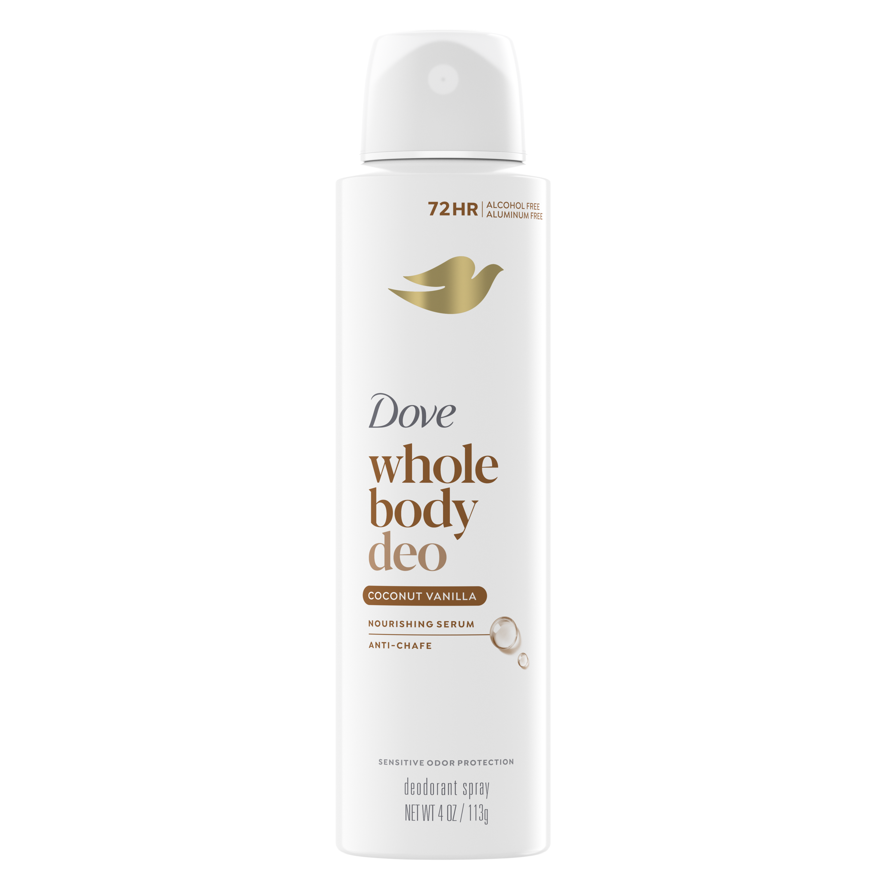 Coconut Vanilla Alcohol-Free Whole Body Deodorant Spray