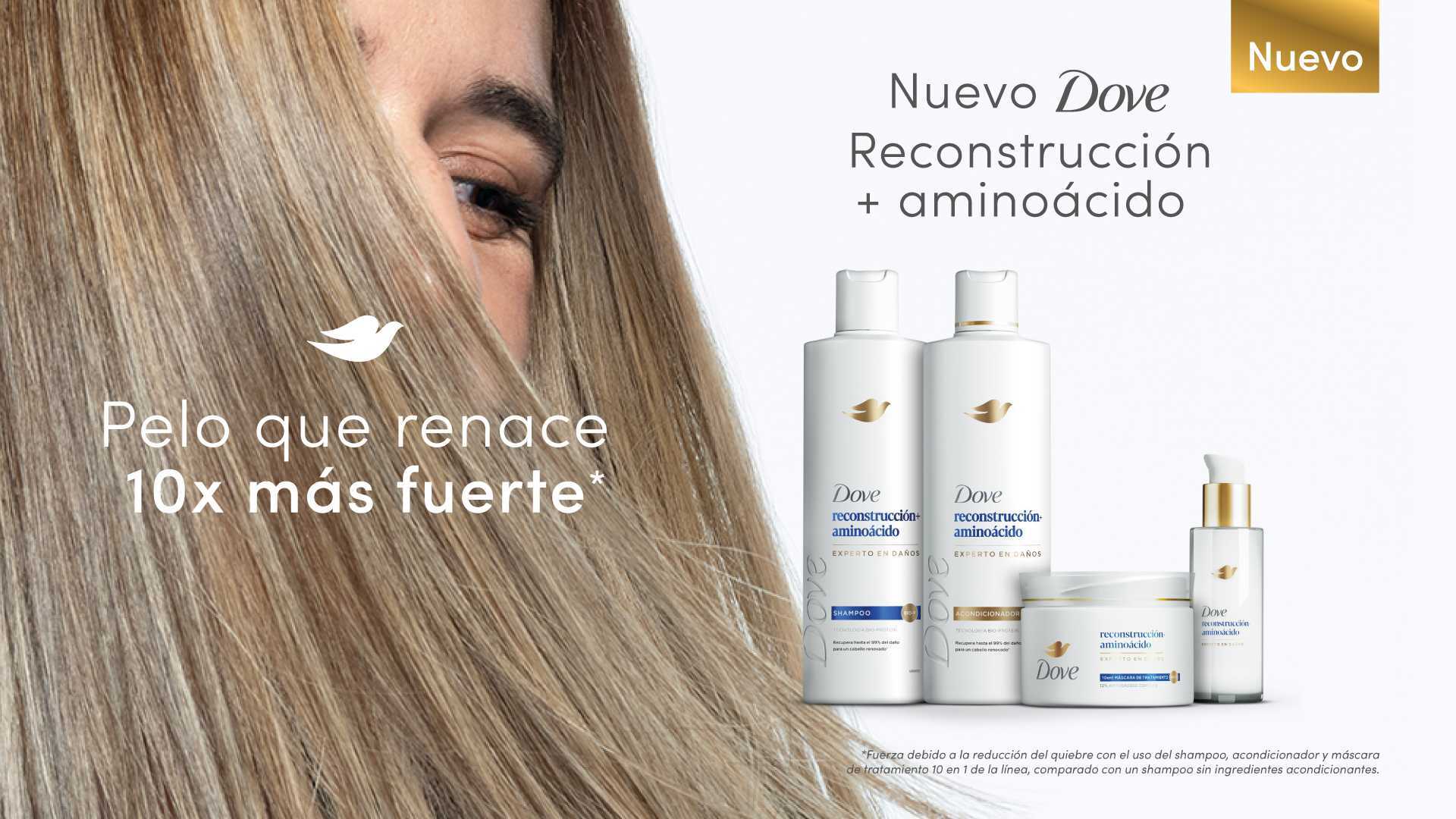 Nuevo Dove reconstrucción + aminoácido