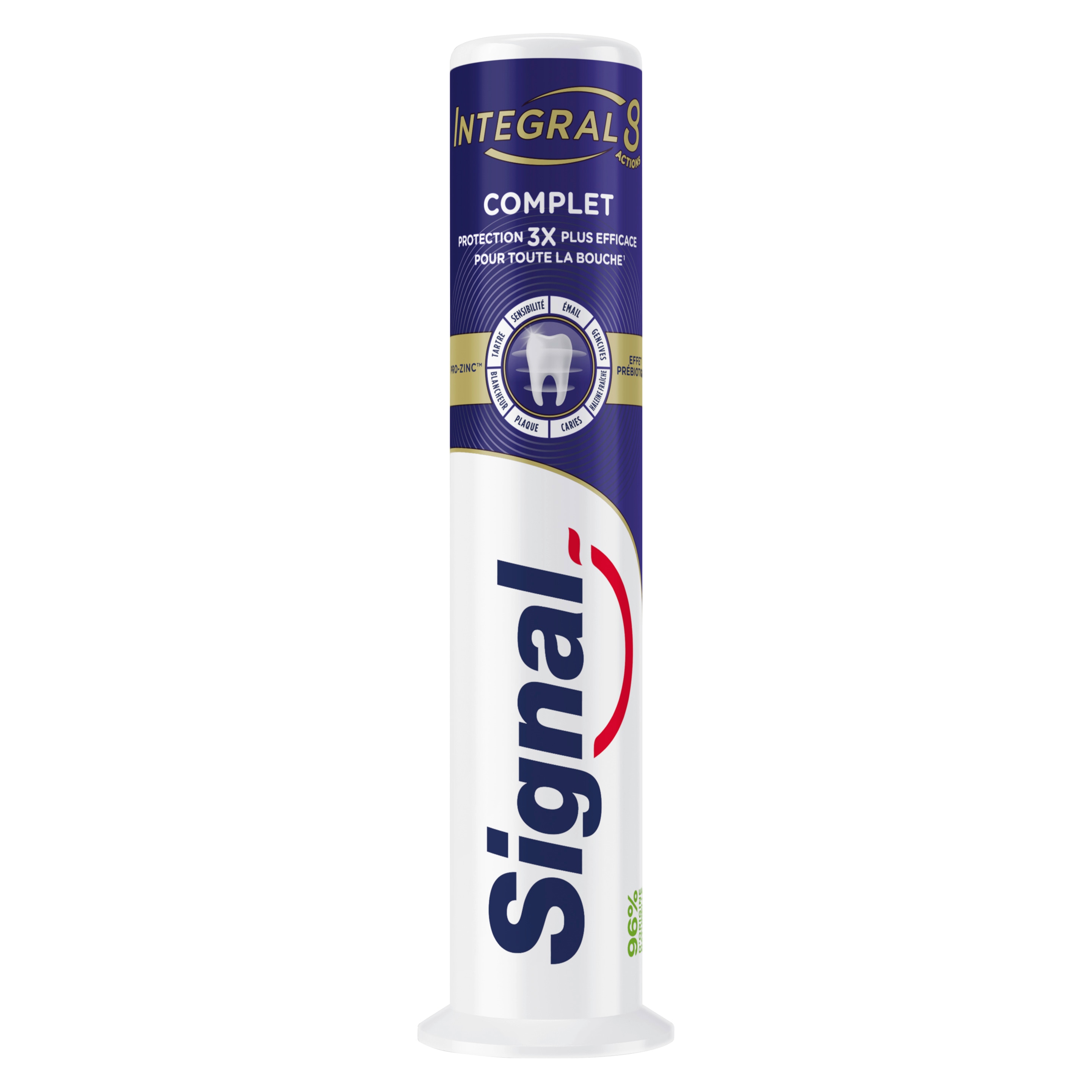 Signal Integral 8 Dentifrice Complet Effet Prébiotique Doseur