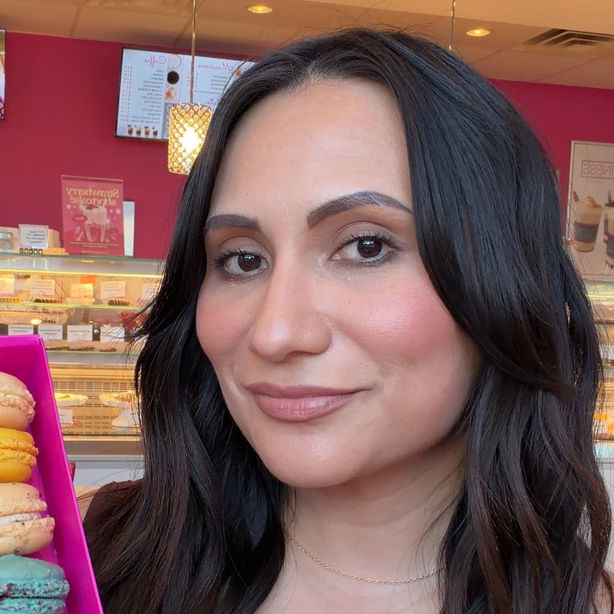 women posing in desert store