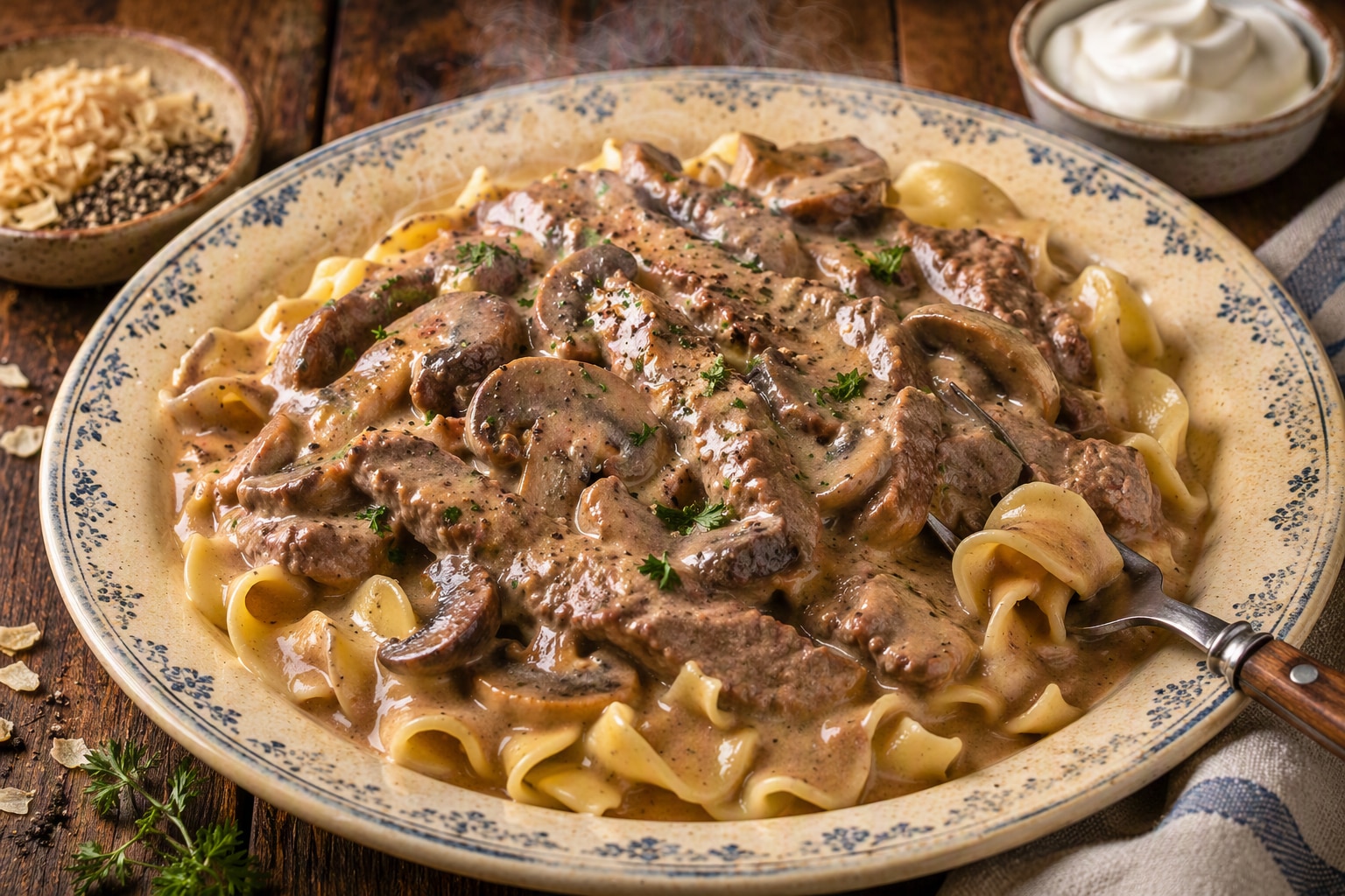 Delectable Beef Stroganoff