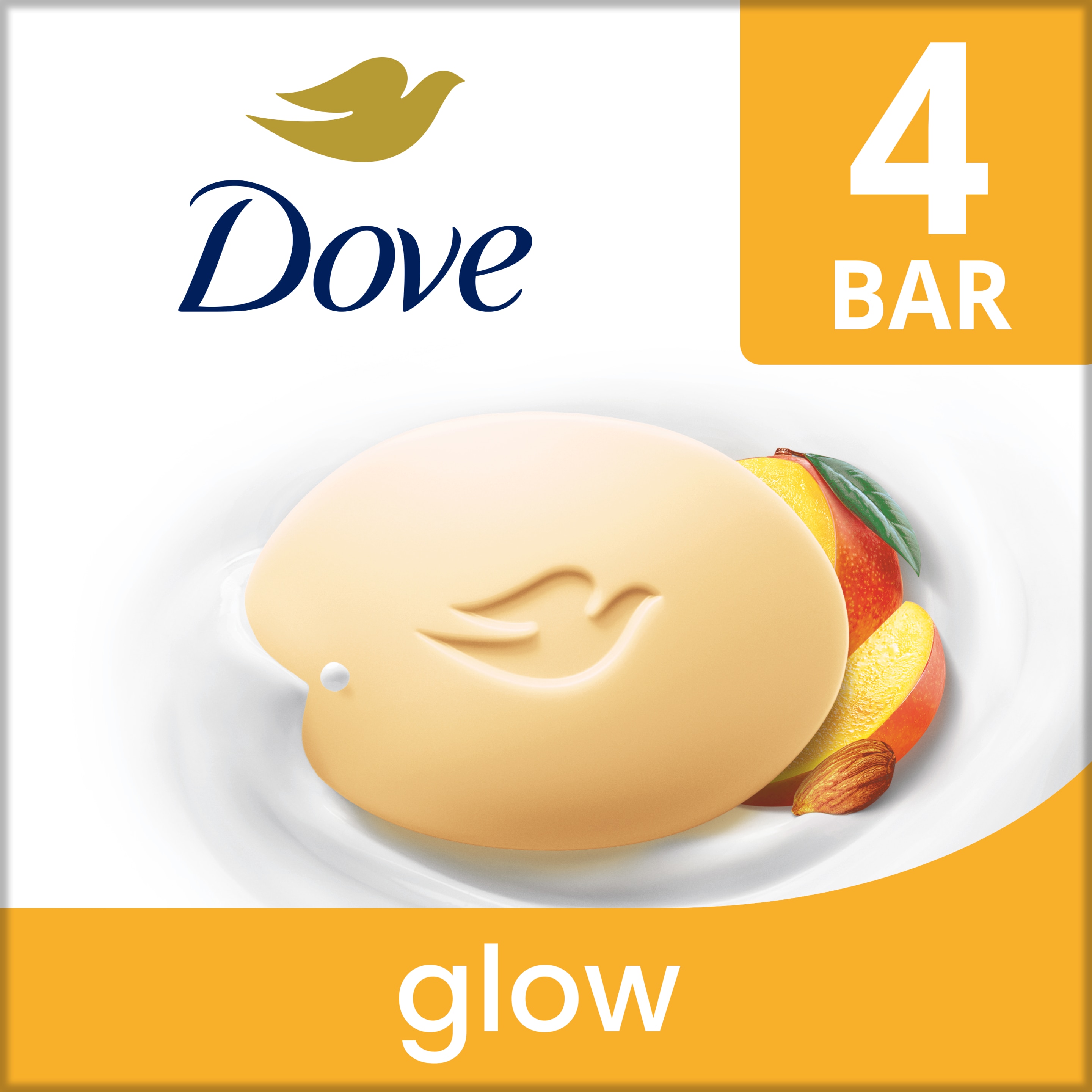 Dove Glowing Beauty Bar 4 bar 3.75 oz