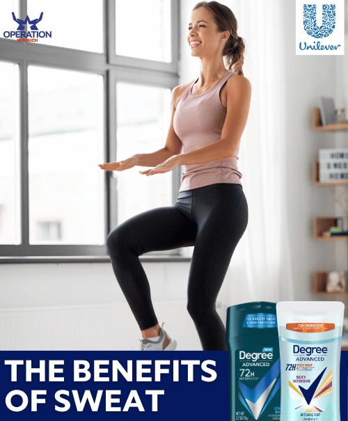 Degree benefits of sweat article 3