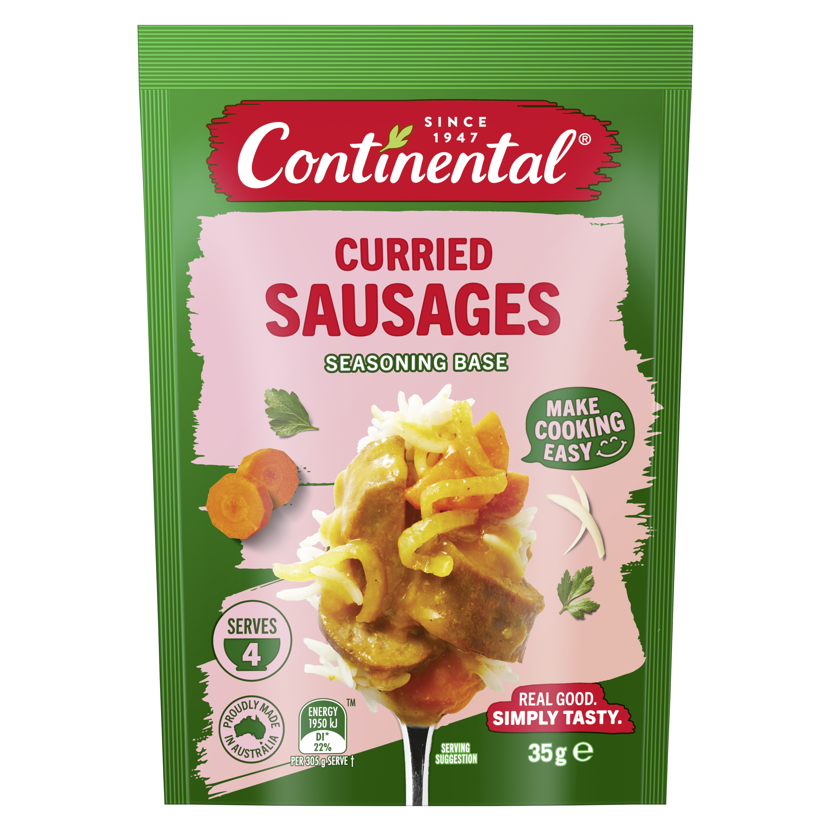 Curried Sausage packshot