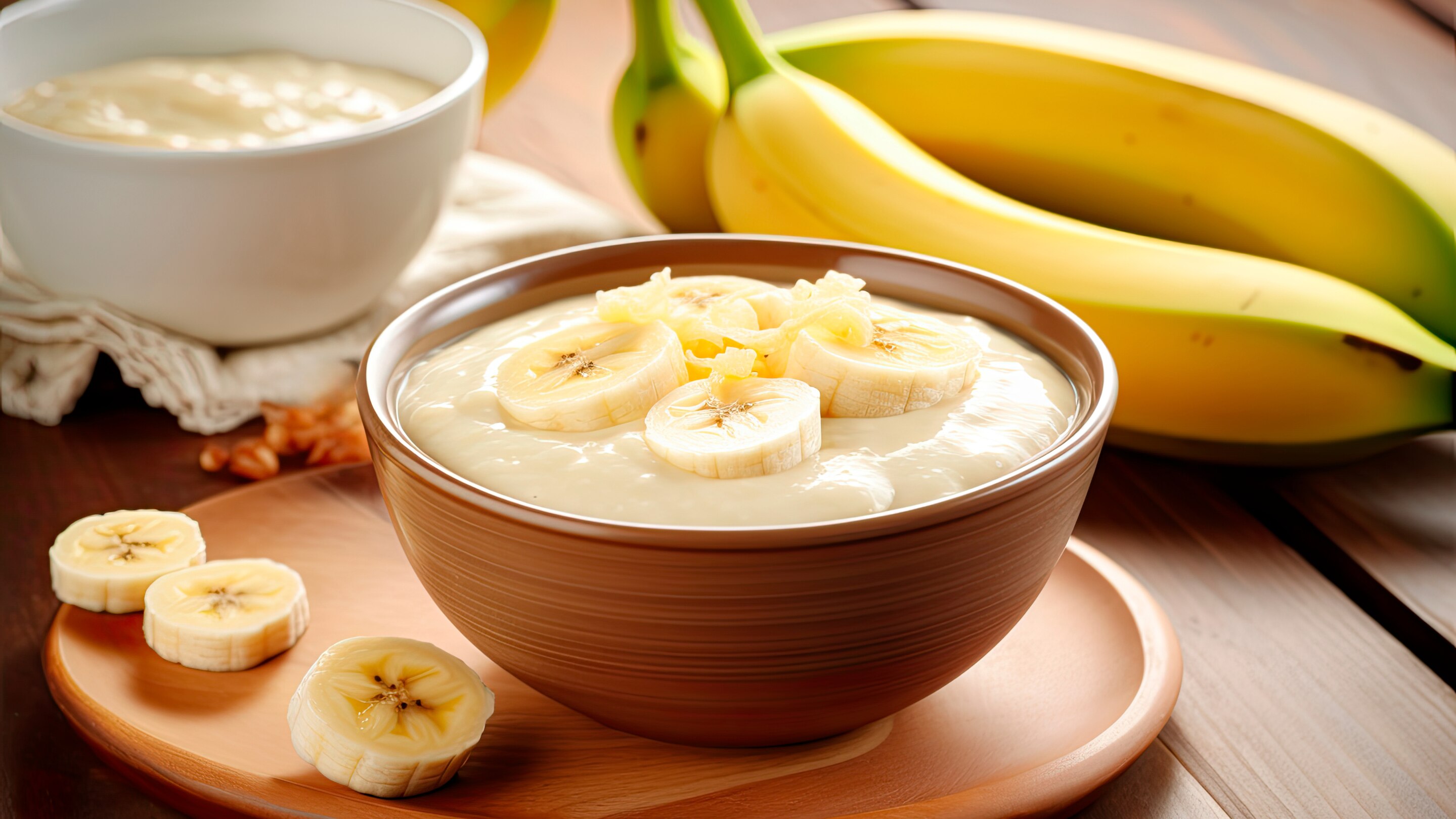 Afternoon Snack: Plain Yoghurt with Banana