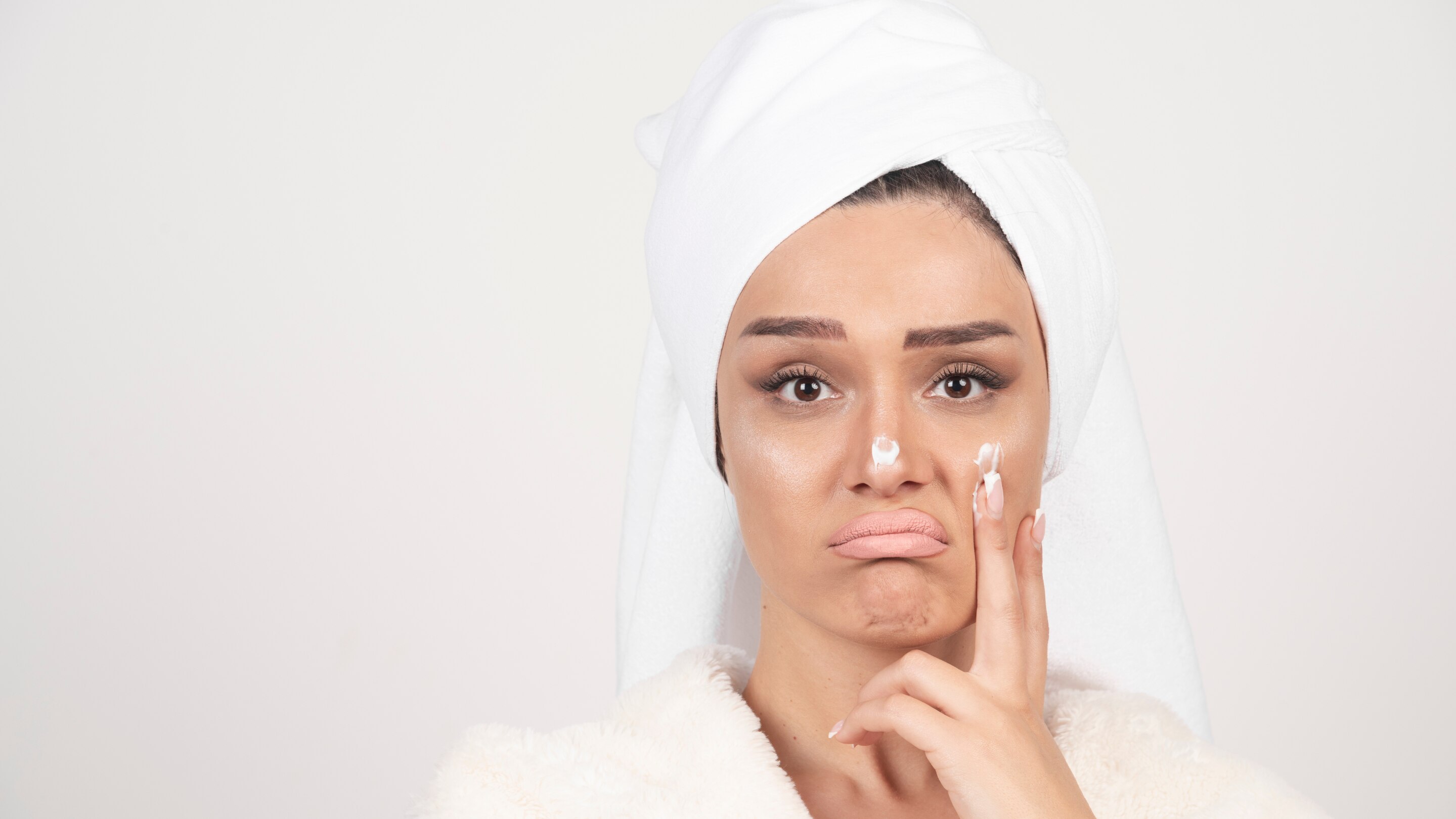 Poor skincare habits