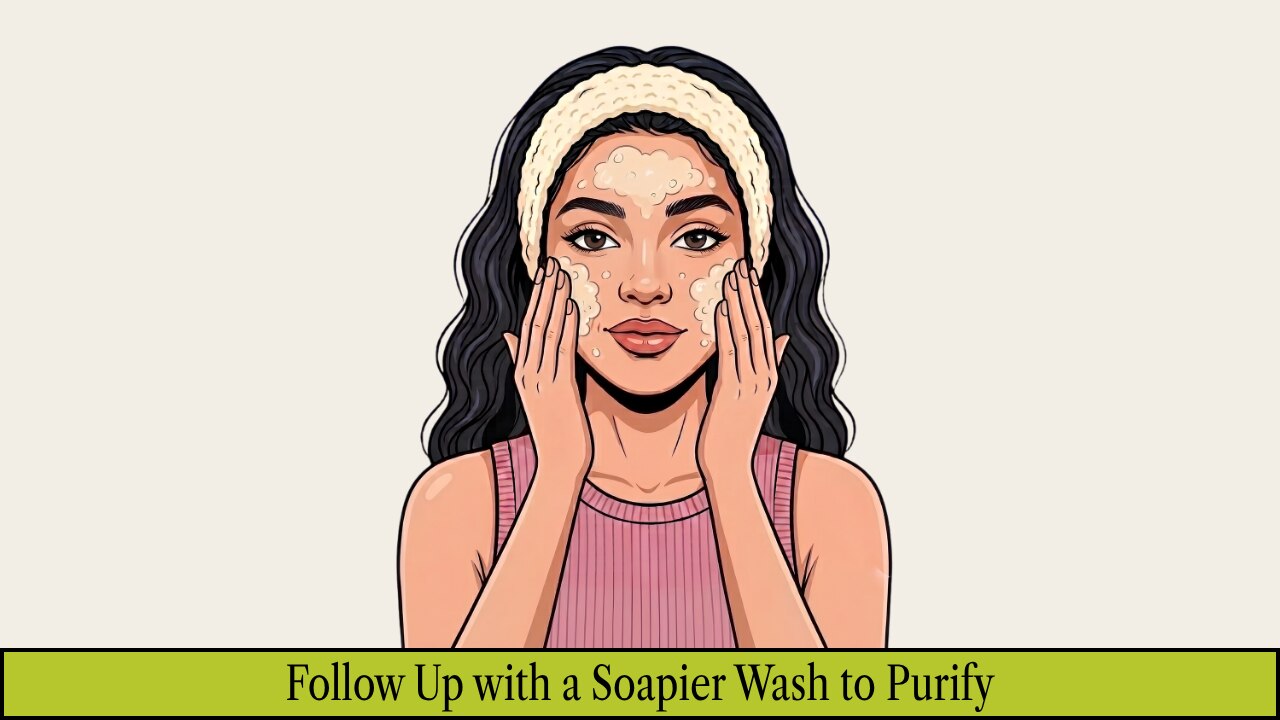 Step 2: Follow Up with a Soapier Wash to Purify