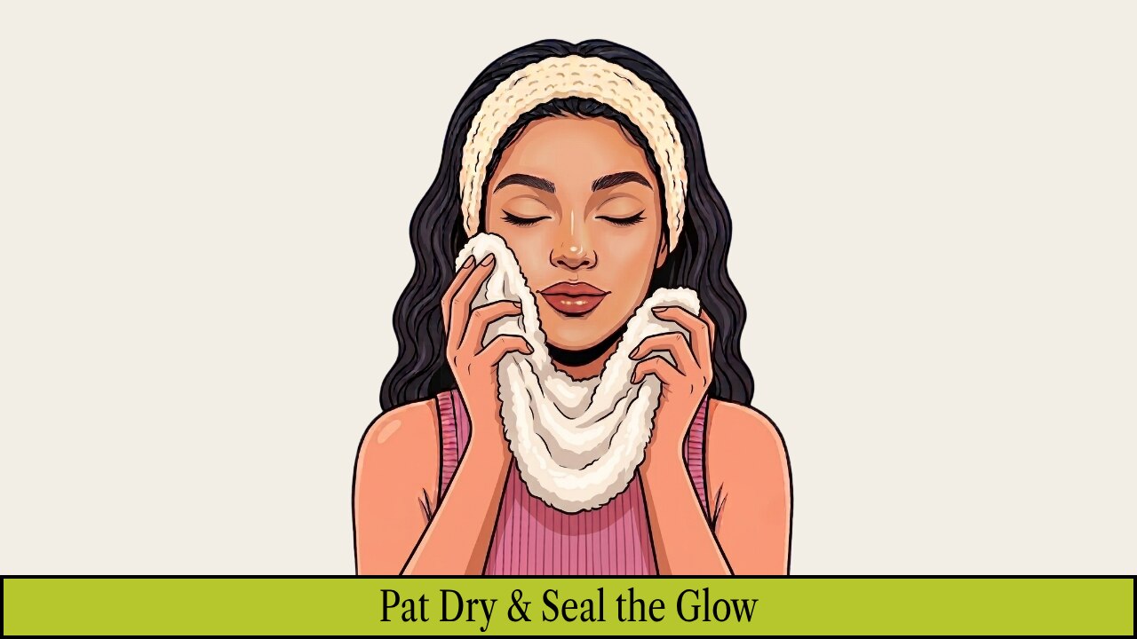 Step 3: Pat Dry & Seal the Glow