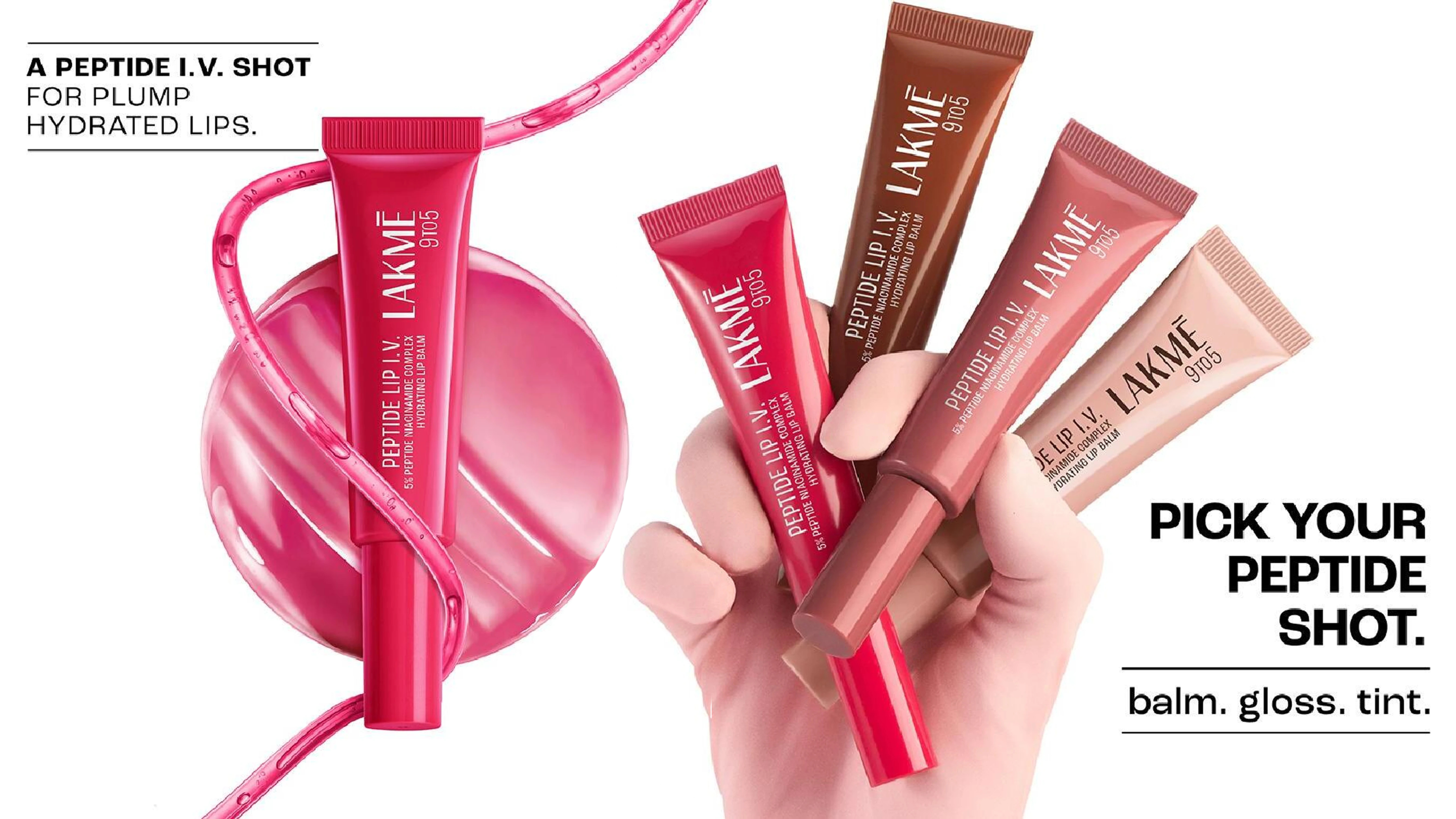 Lakme Peptide IV Lip Balms: