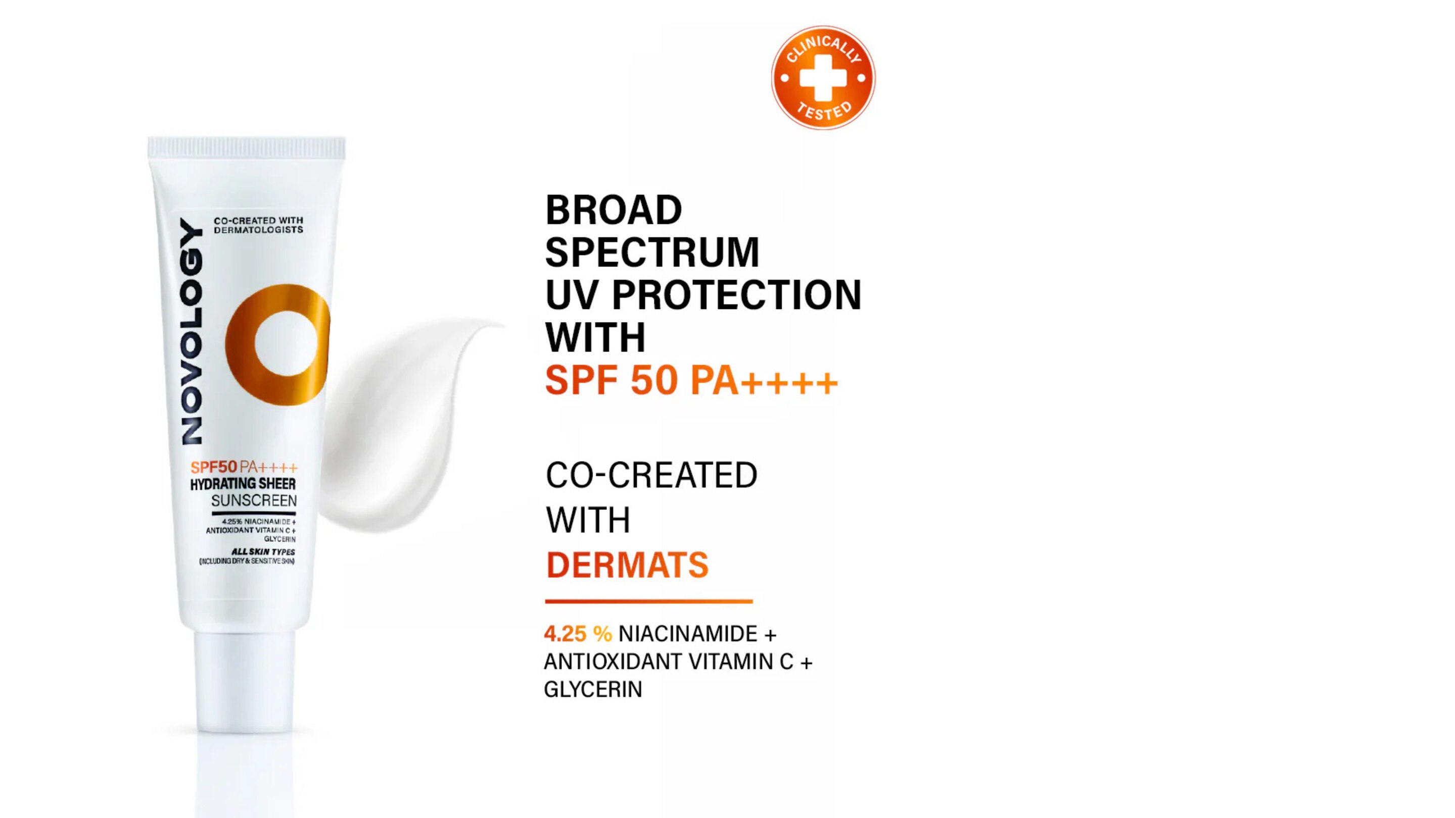 Novology SPF 50 PA++++ Lip Balm Serum: