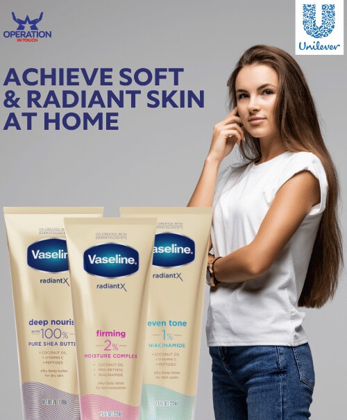 Vaseline Achieve Soft Radiant Skin at Home article