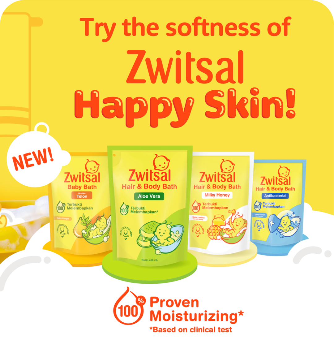 Zwitsal Happy Skin - rangkaian produk perawatan kulit bayi