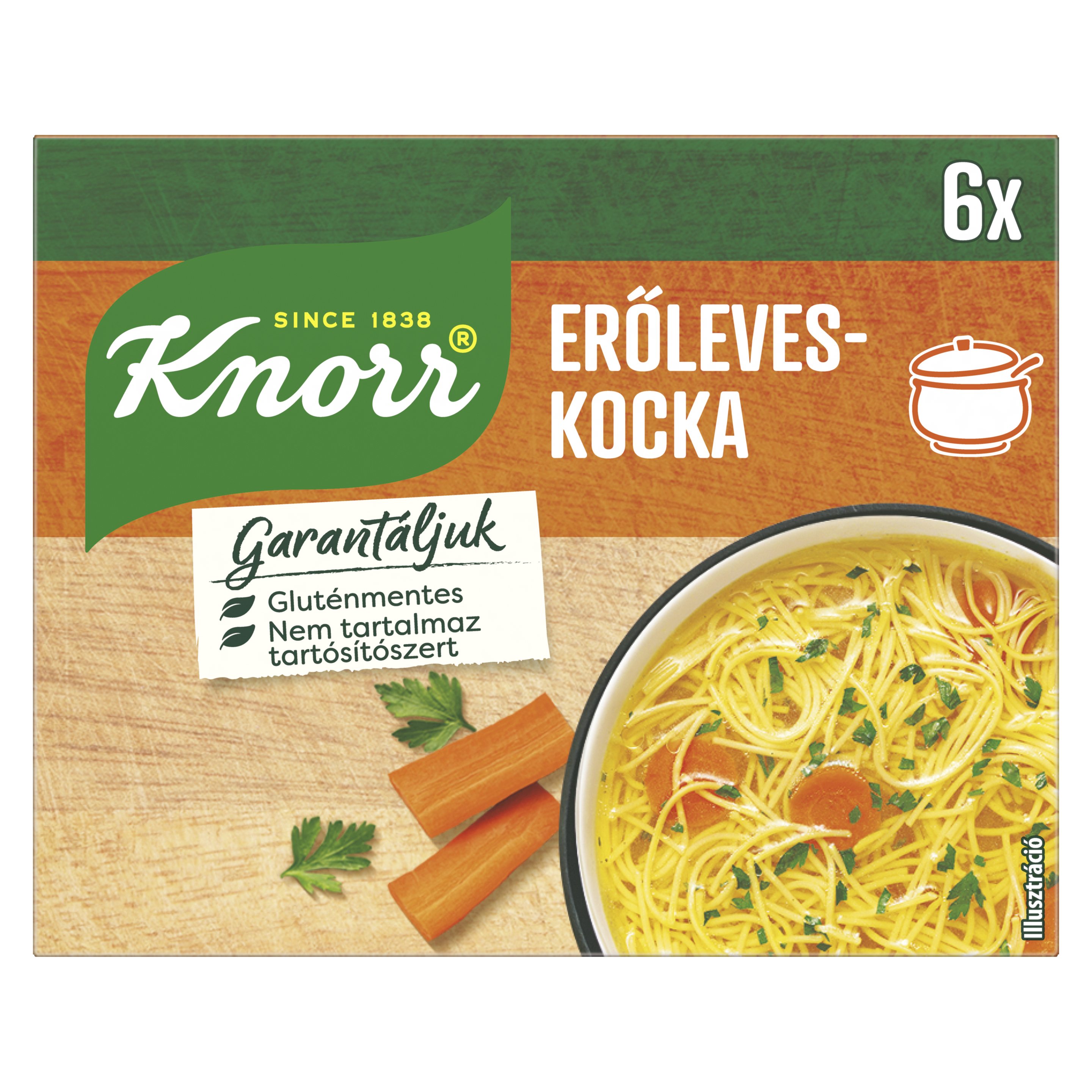Knorr Erőleveskocka 60g