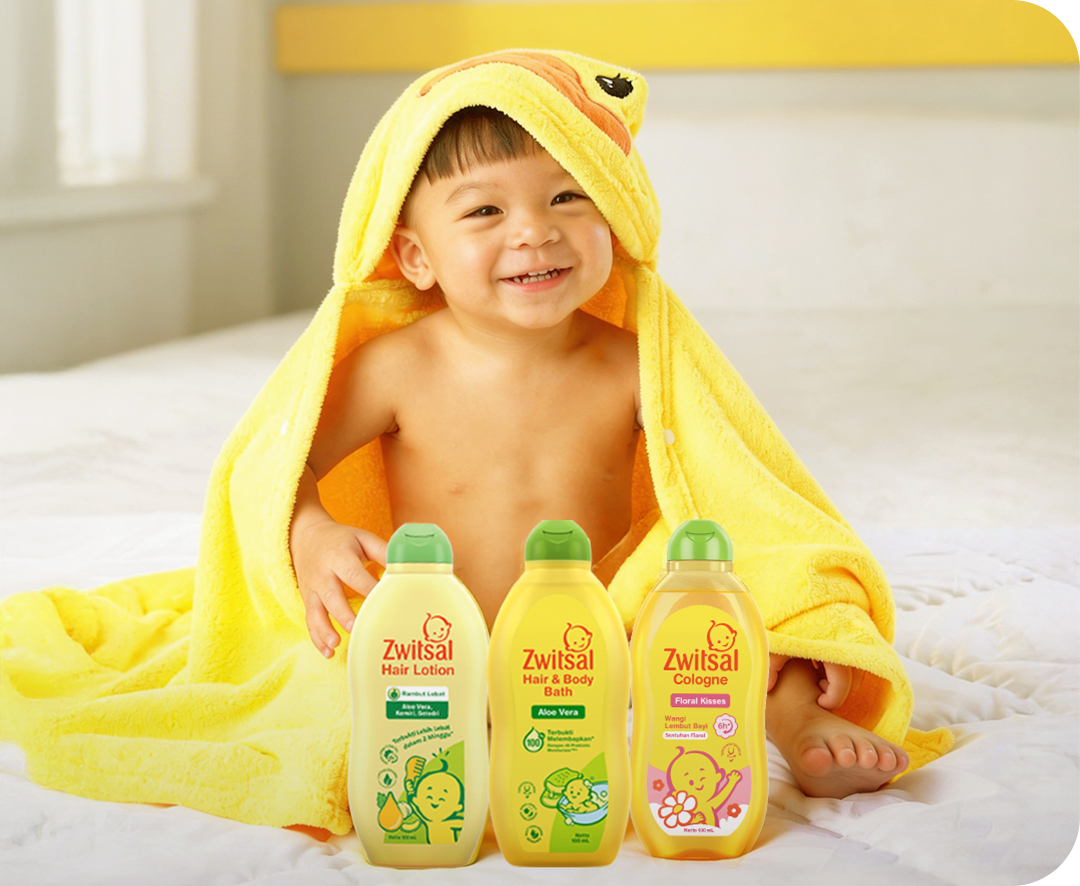 Produk Zwitsal untuk kulit bayi sensitif