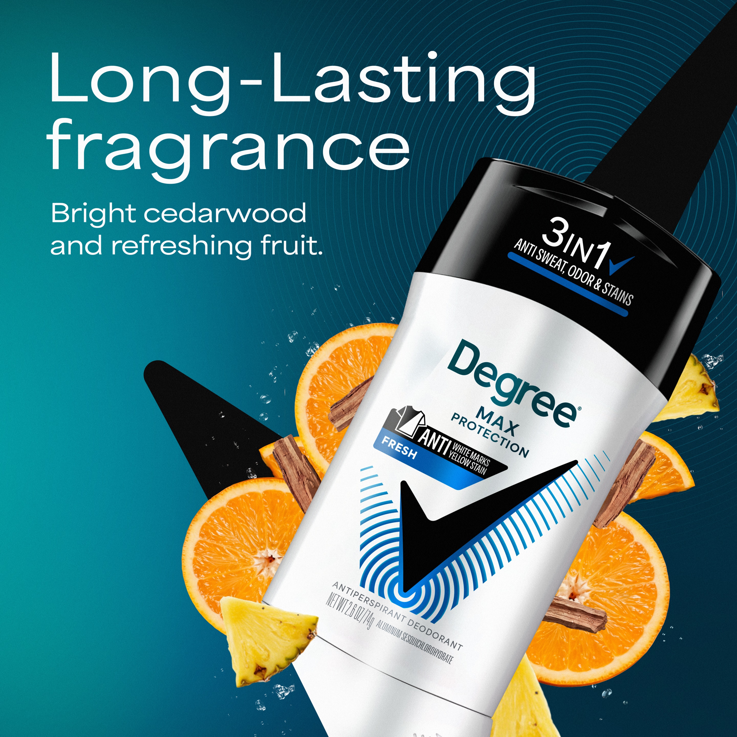 Max Protection Fresh Men's Antiperspirant Deodorant Front Pack Shot packshot
