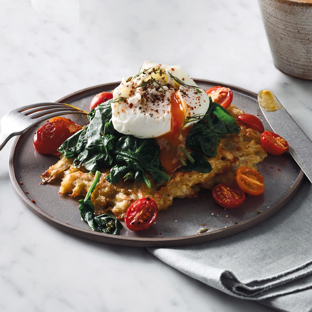 Maille Potato Rosti And Poached Egg