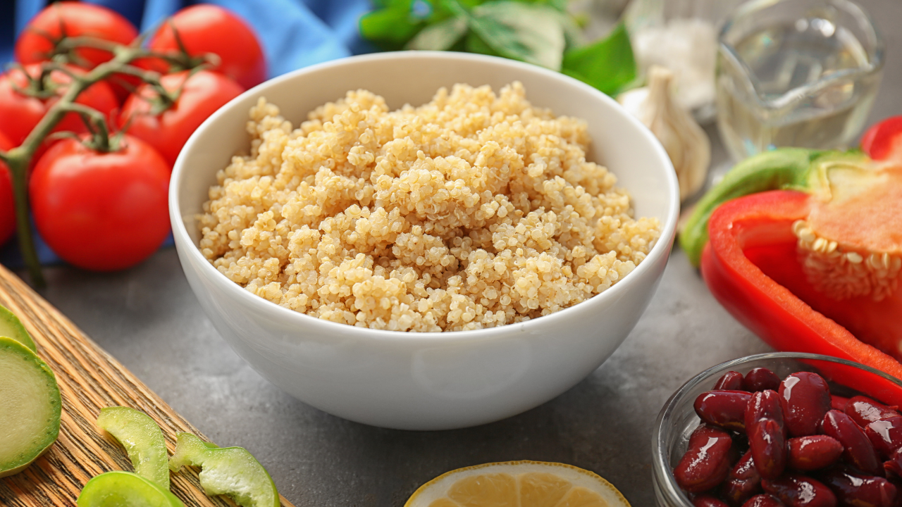 Quinoa (1 cup, cooked) – 118 mg
