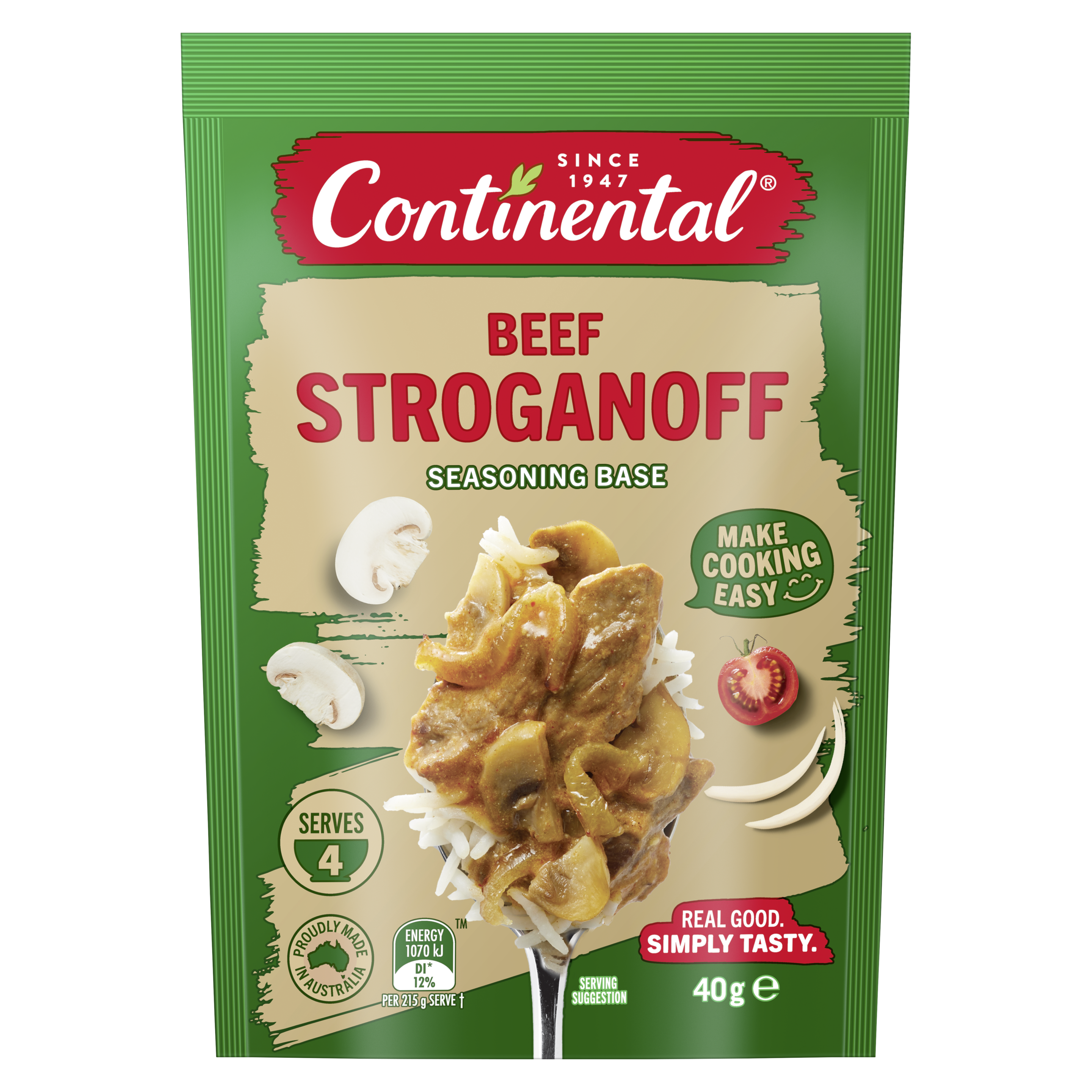 Beef Stroganoff packshot