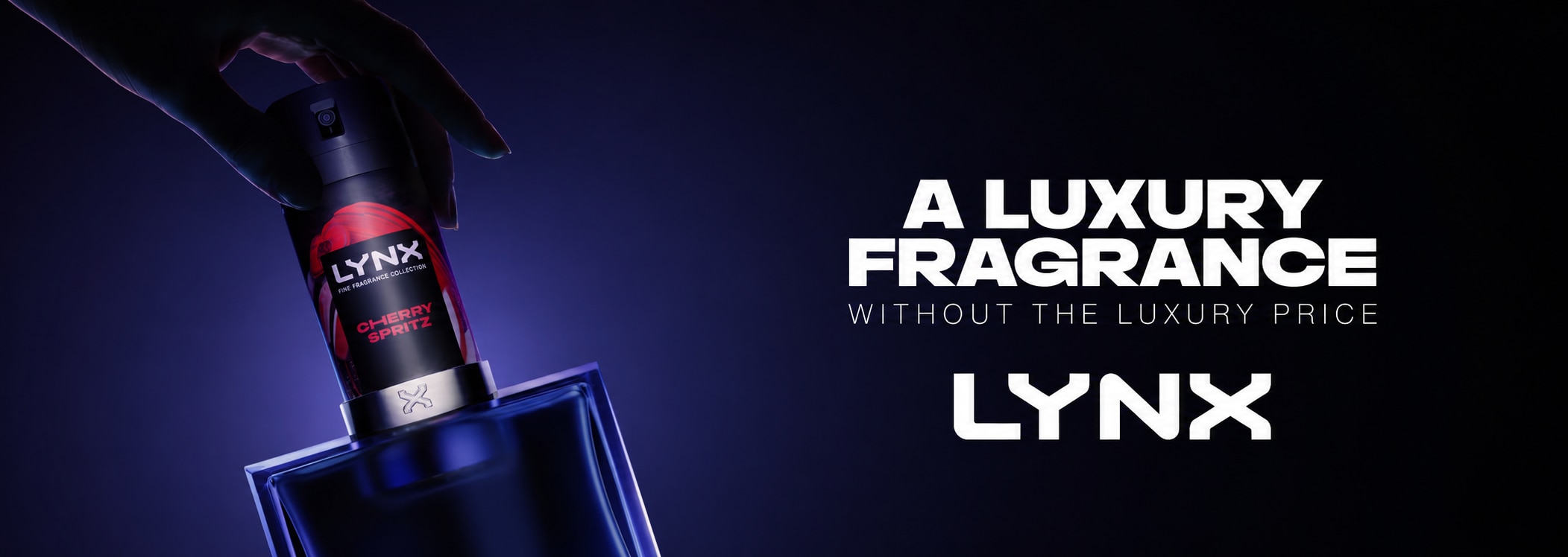 New Lynx Fine Fragrance collection banner 