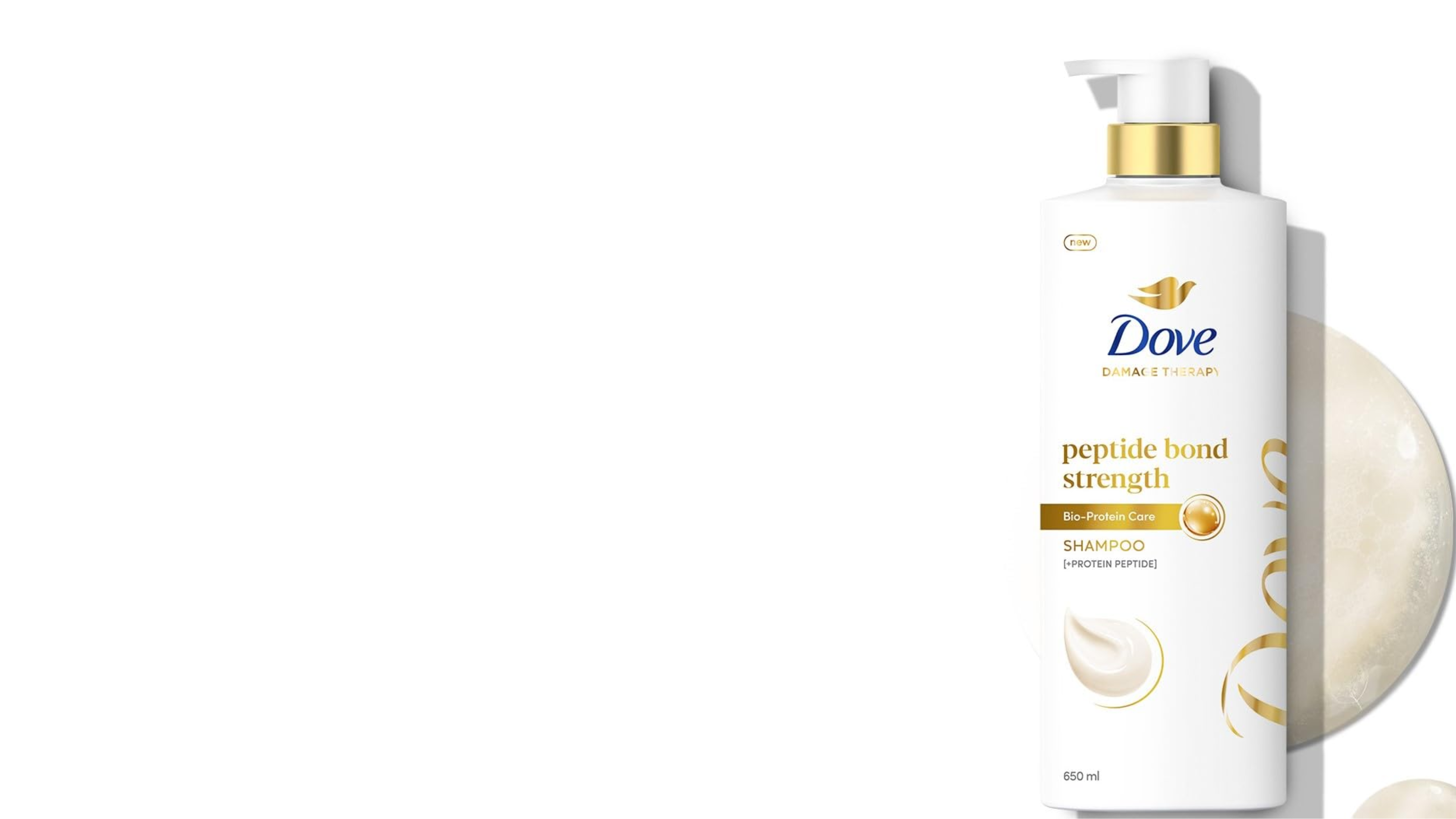 2. Dove Peptide Bond Strength Shampoo – For Oily Hair With Damage Concerns