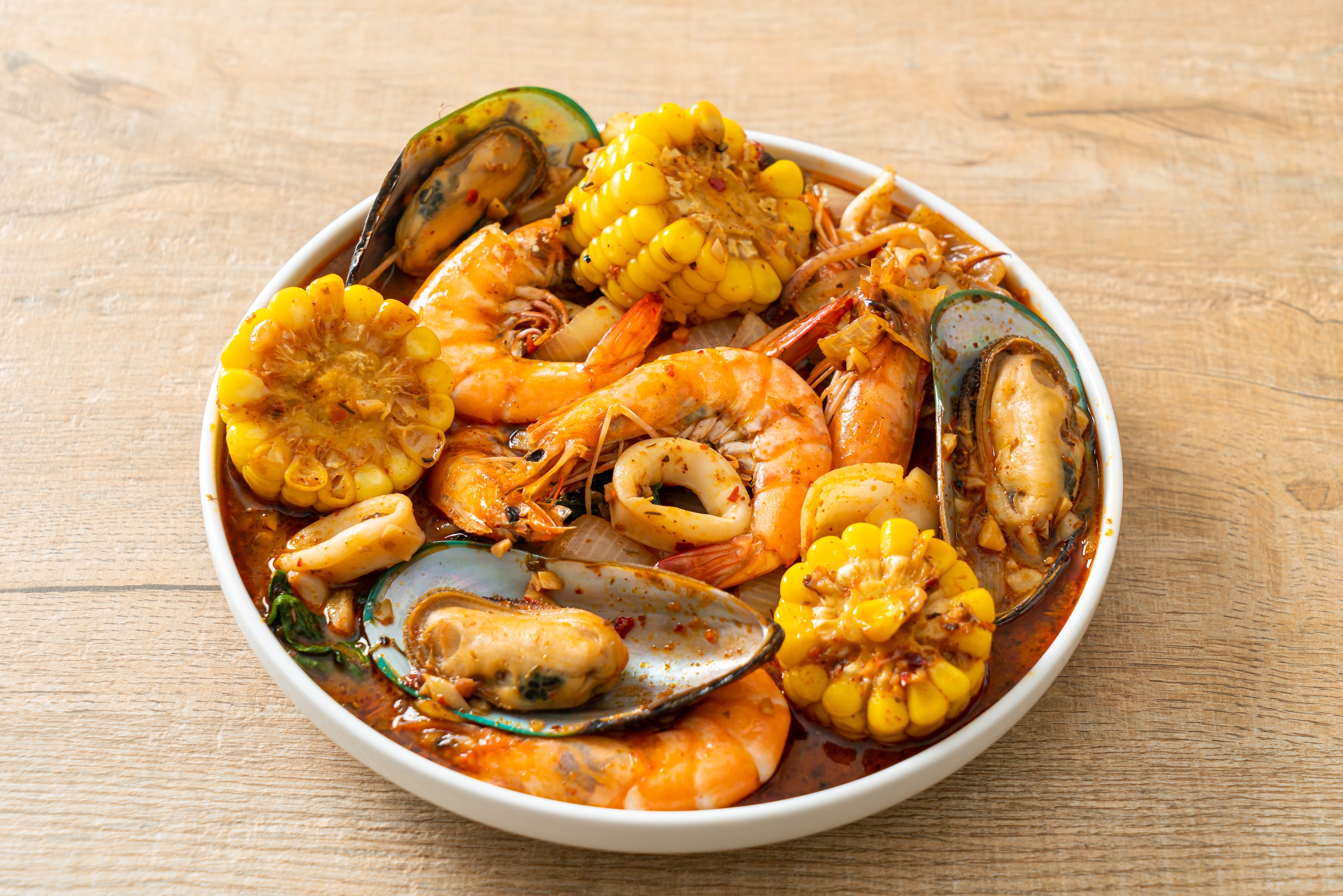 Filipino Seafood Boil Recipe (Alimasag, Hipon, Tahong With Lemon Lime Soda)