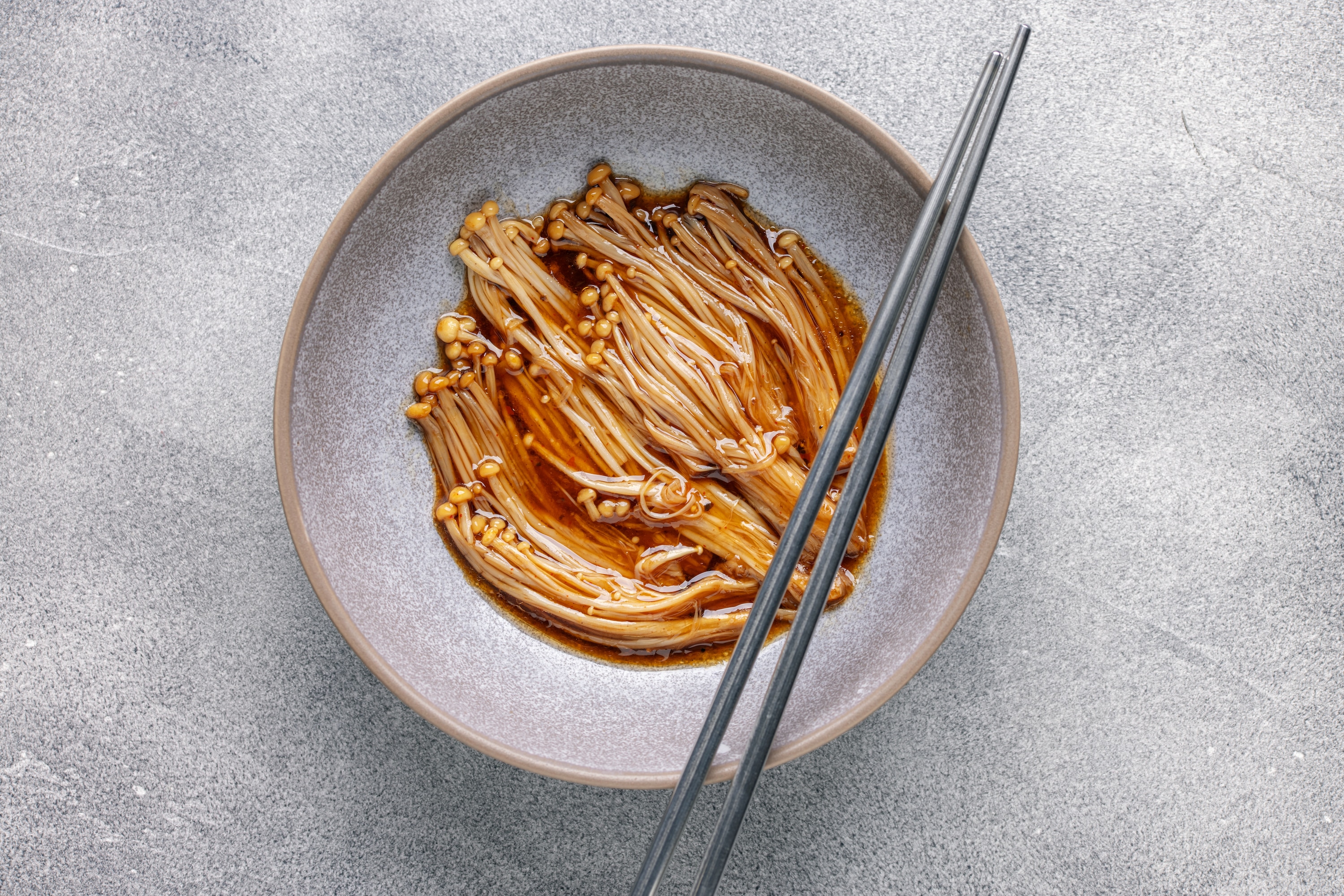 Enoki Mushroom Recipe With a 5-Ingredient Ginger Scallion Sauce