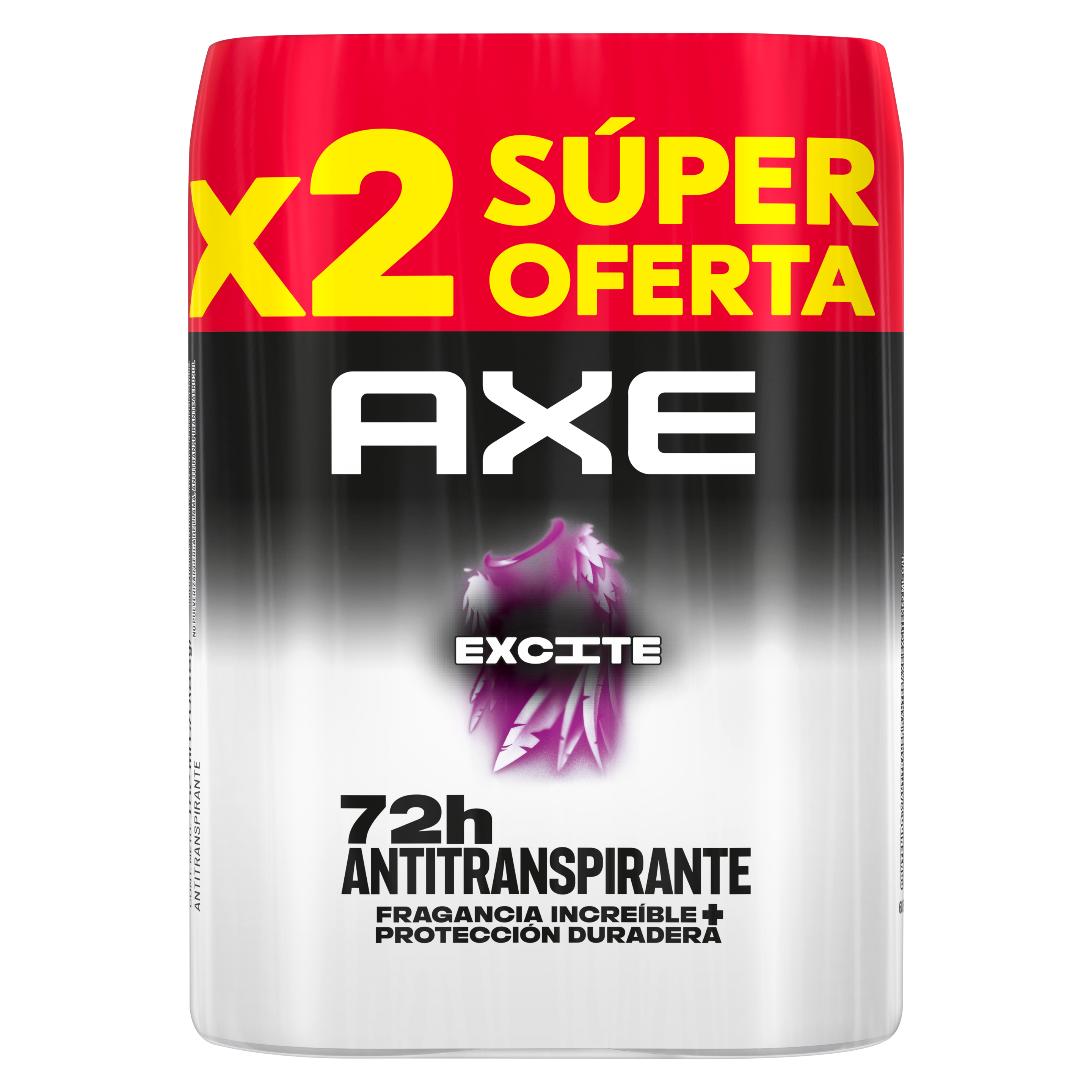 Fragancia increíble con AXE Excite y su nueva fórmula packshot