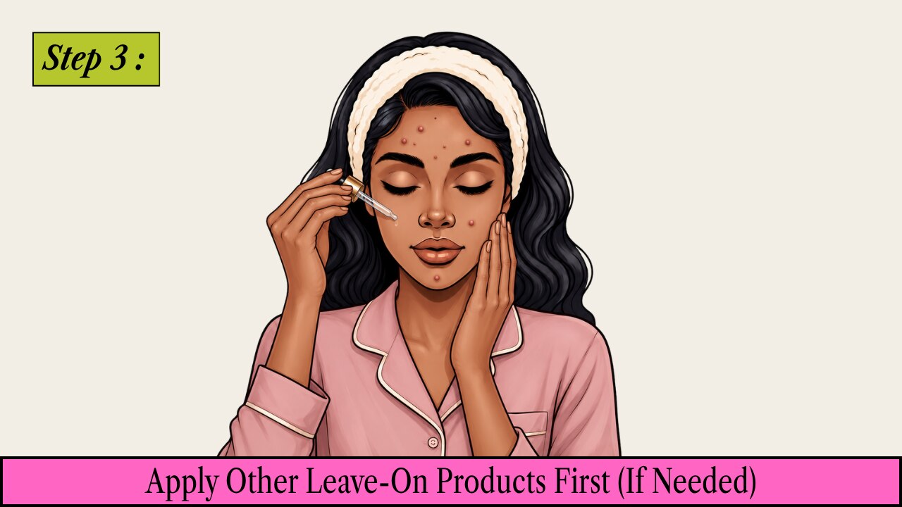 Step 3: Apply Other Leave-On Products First (If Needed)