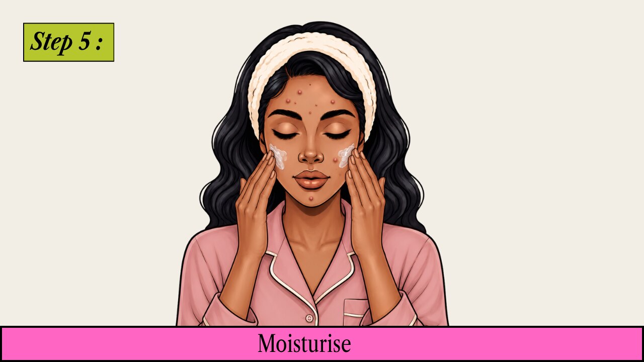 Step 5: Moisturise