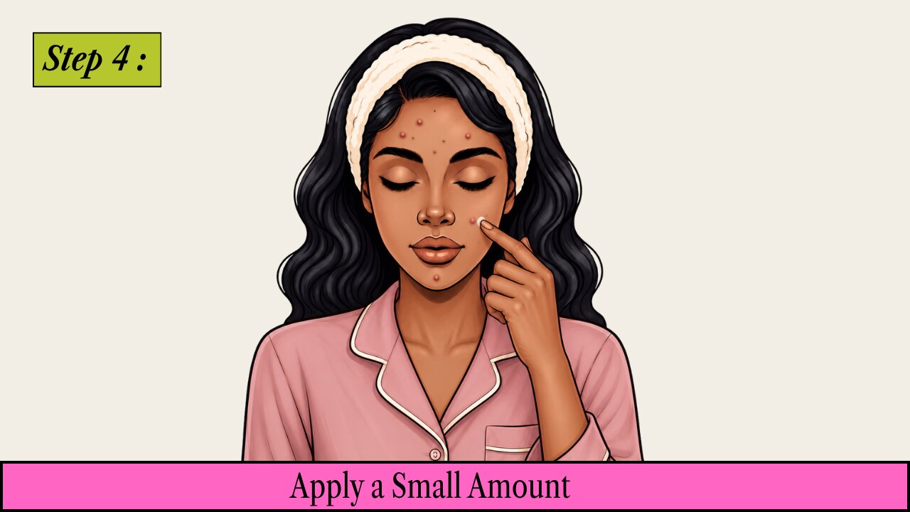 Step 4: Apply a Small Amount