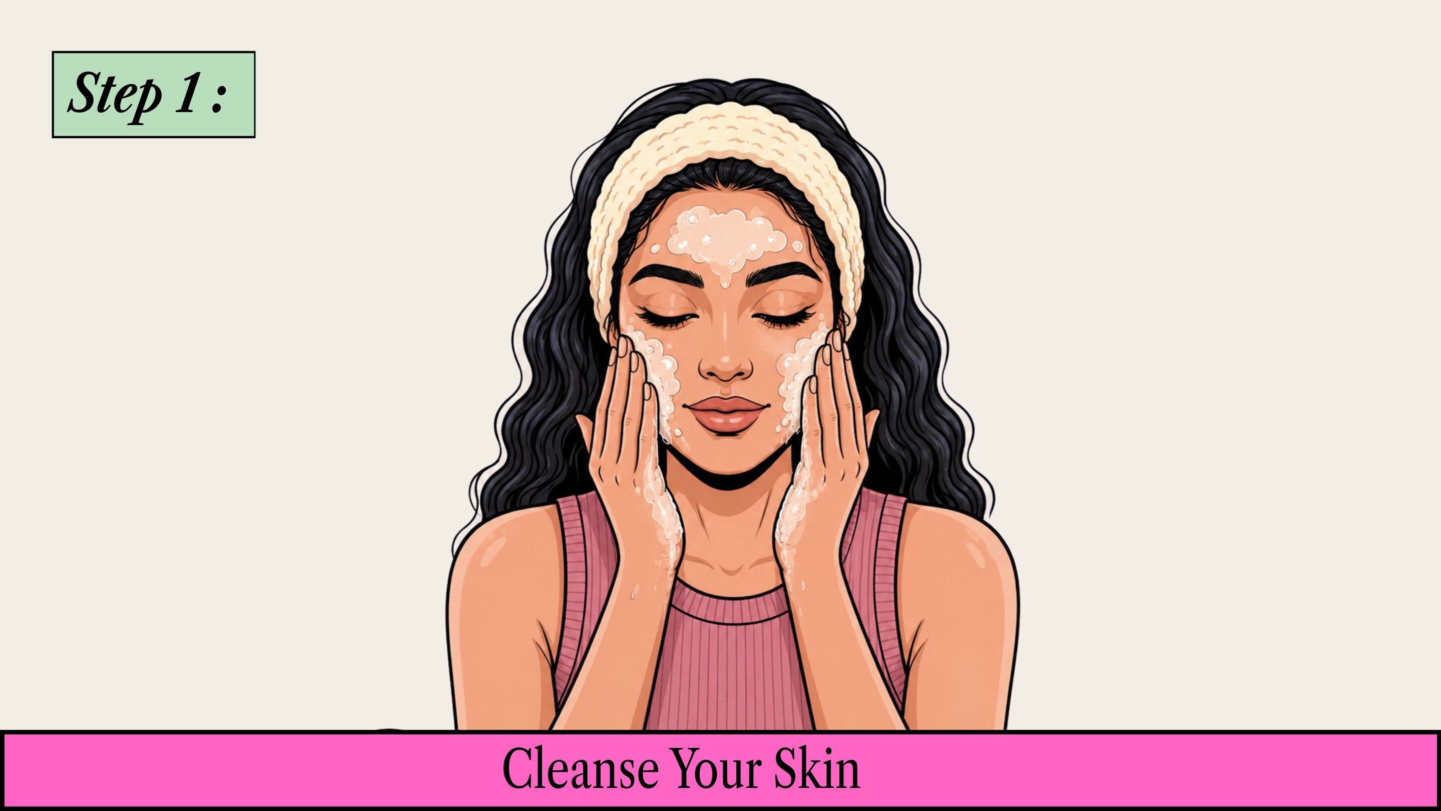 Step 1: Cleanse Your Skin