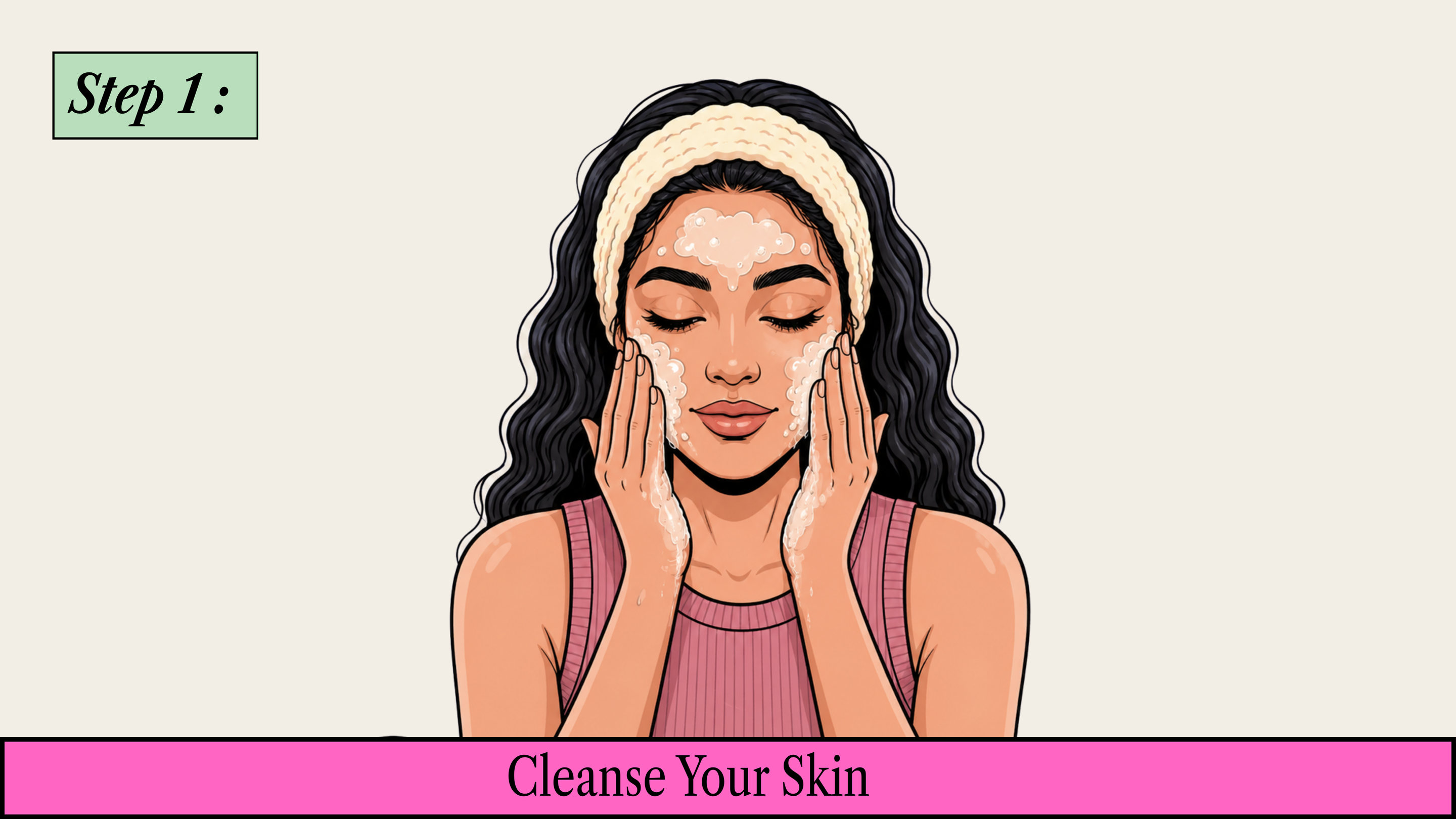 Step 1: Cleanse Your Skin