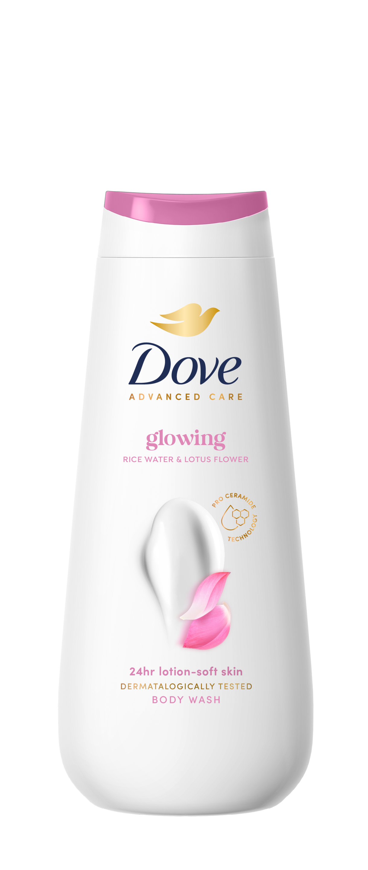 Dove Glowing Body Wash 400ml packshot