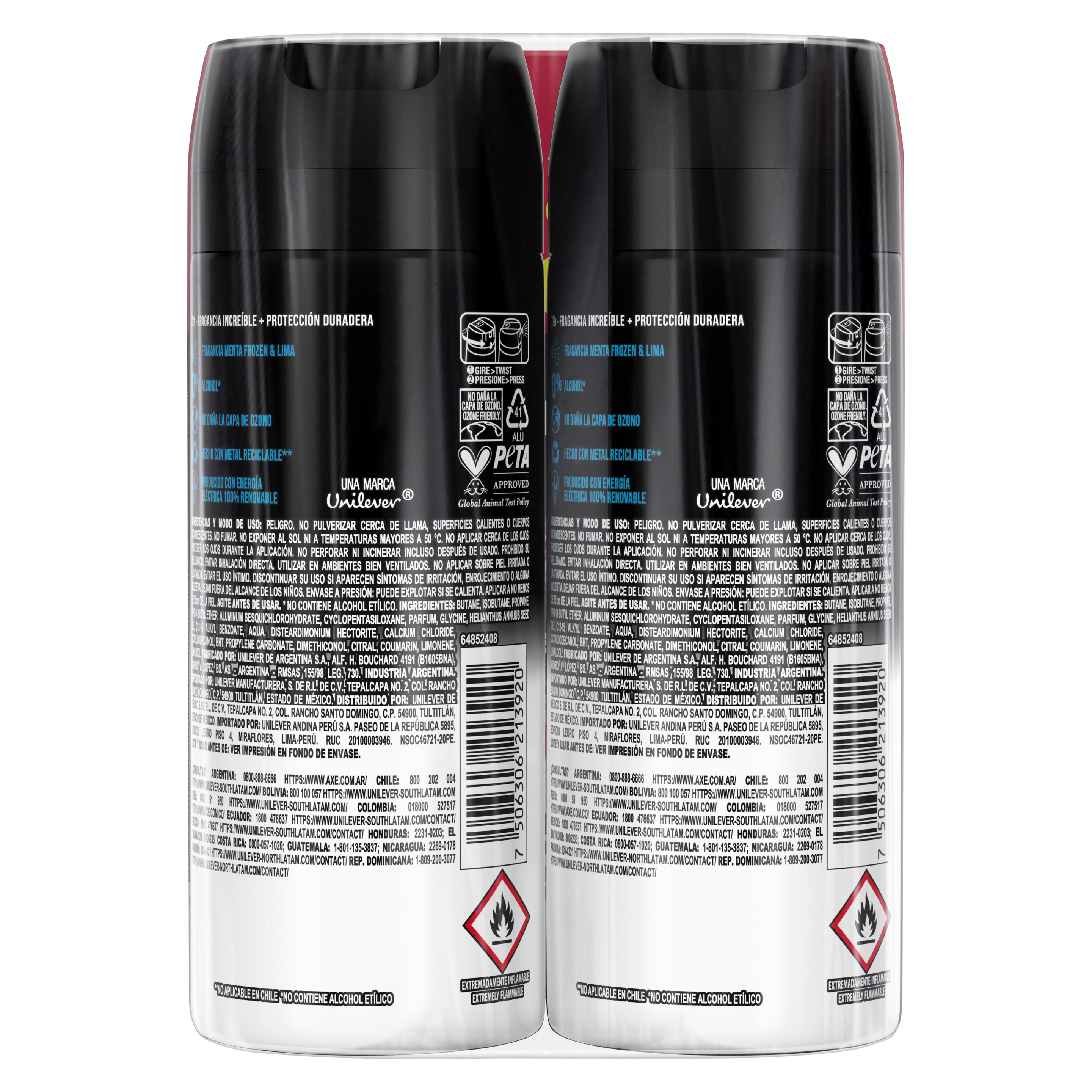 ANTITRANSPIRANTE EN AEROSOL ICE CHILL 152 ml