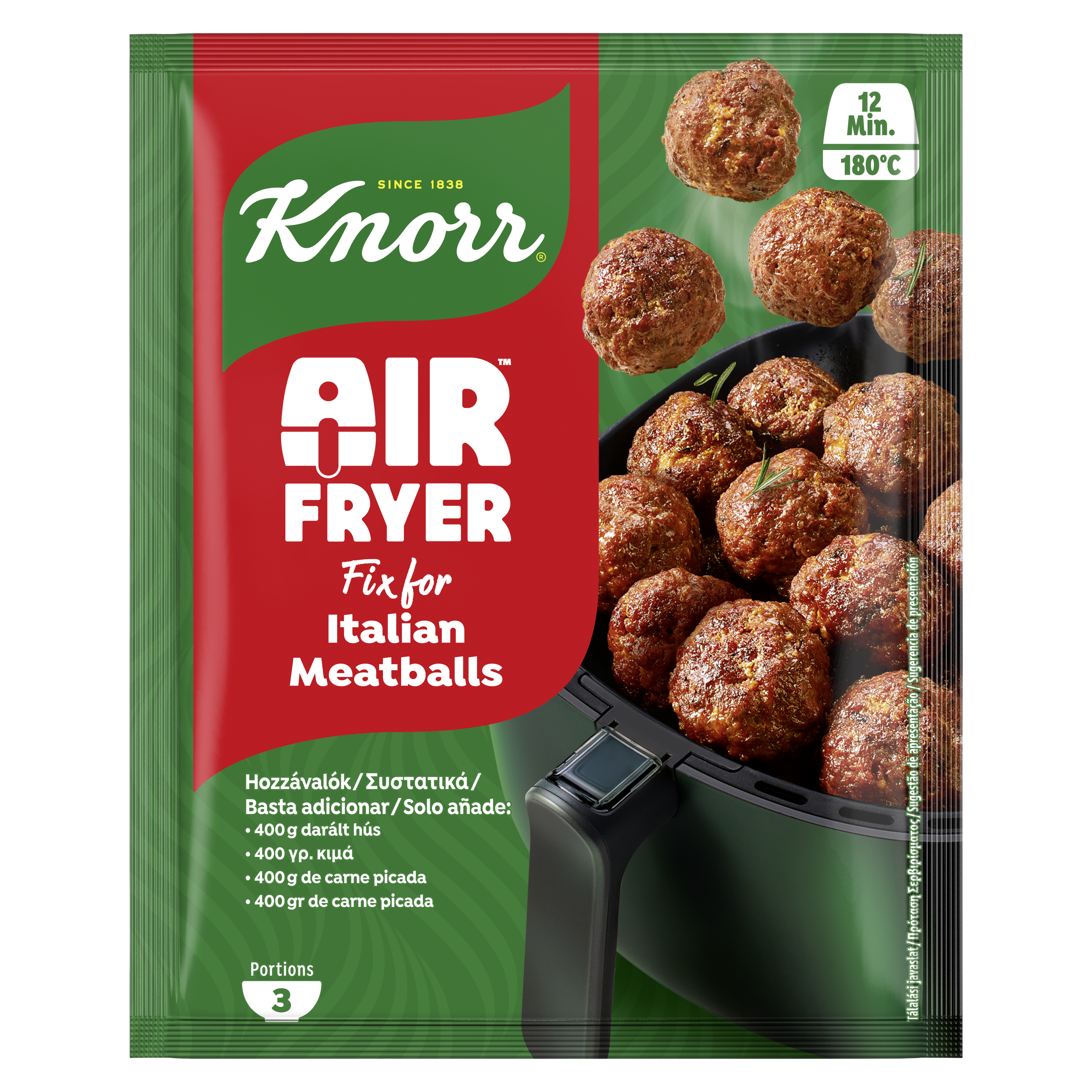 Knorr Olaszos húsgolyó alap 38g packshot